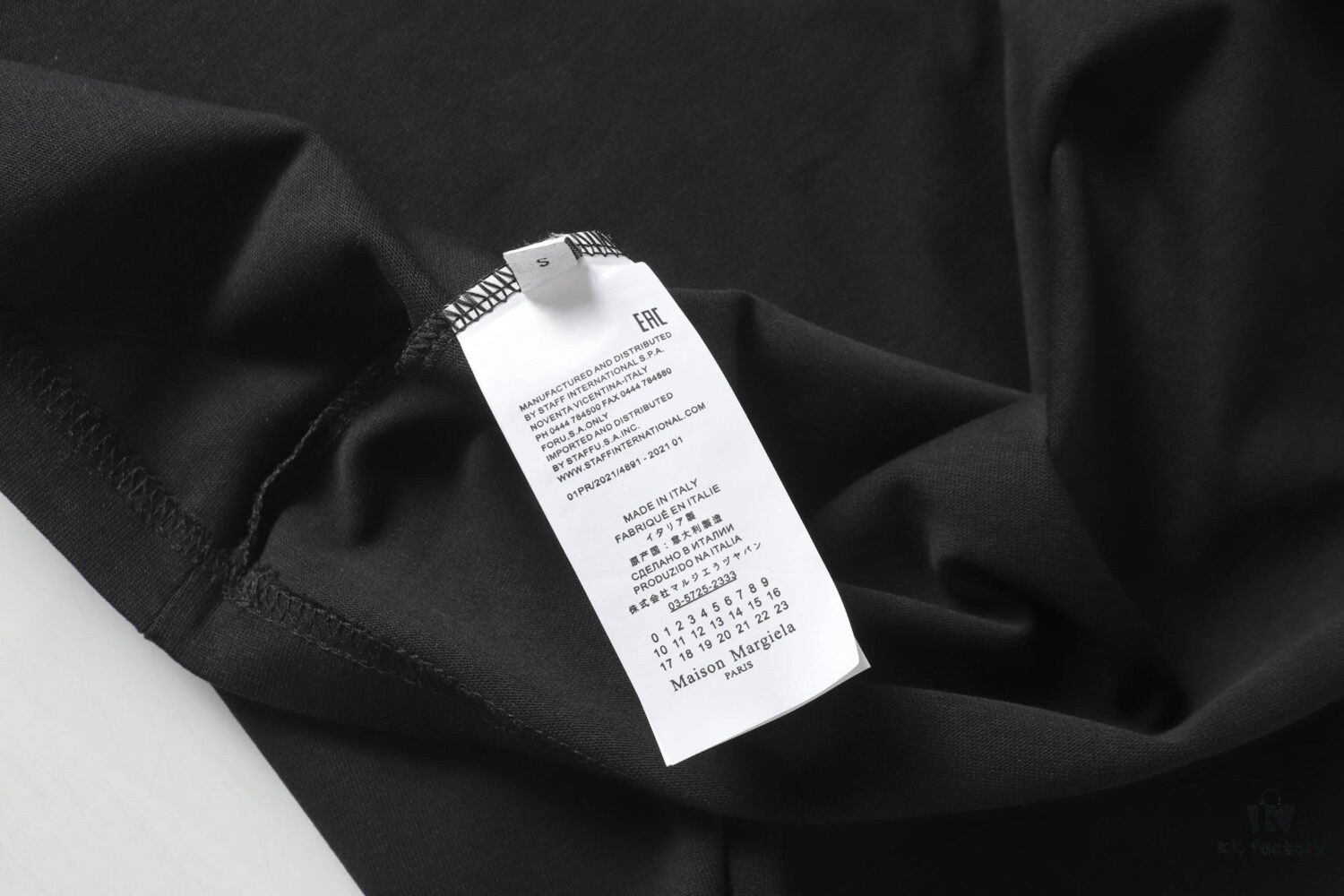 6931a1faccd8ab3d7af960e8 Maison Margiela SS25 Letter Print Logo T-Shirt Unisex Short Sleeve