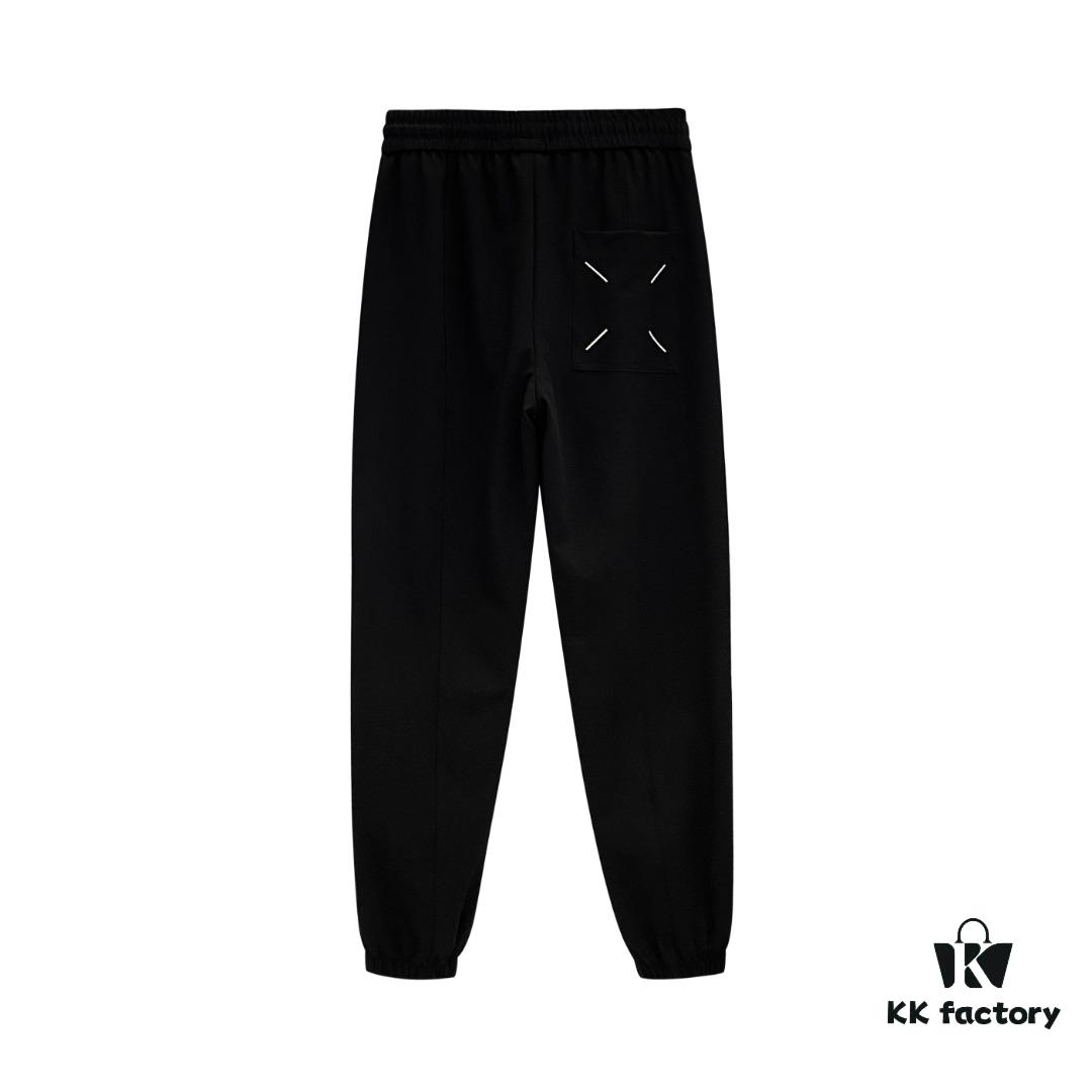 6931a1ffccd8ab3d7af96138 Maison Margiela 24FW Spring and Autumn New Classic Number Logo Pocket Four-Point Embroidered Cuffed Casual Pants Unisex