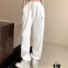 6931a1ffccd8ab3d7af9613b Maison Margiela 24FW Spring and Autumn New Classic Number Logo Pocket Four-Point Embroidered Cuffed Casual Pants Unisex