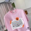 MM6 Maison Margiela 2025 Summer New Arrival Personalized Logo Print Custom Fabric 300g Short Sleeve T-Shirt Unisex