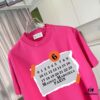MM6 Maison Margiela 2025 Summer New Arrival Statement Logo Print Custom 300g Fabric Short Sleeve T-Shirt Unisex