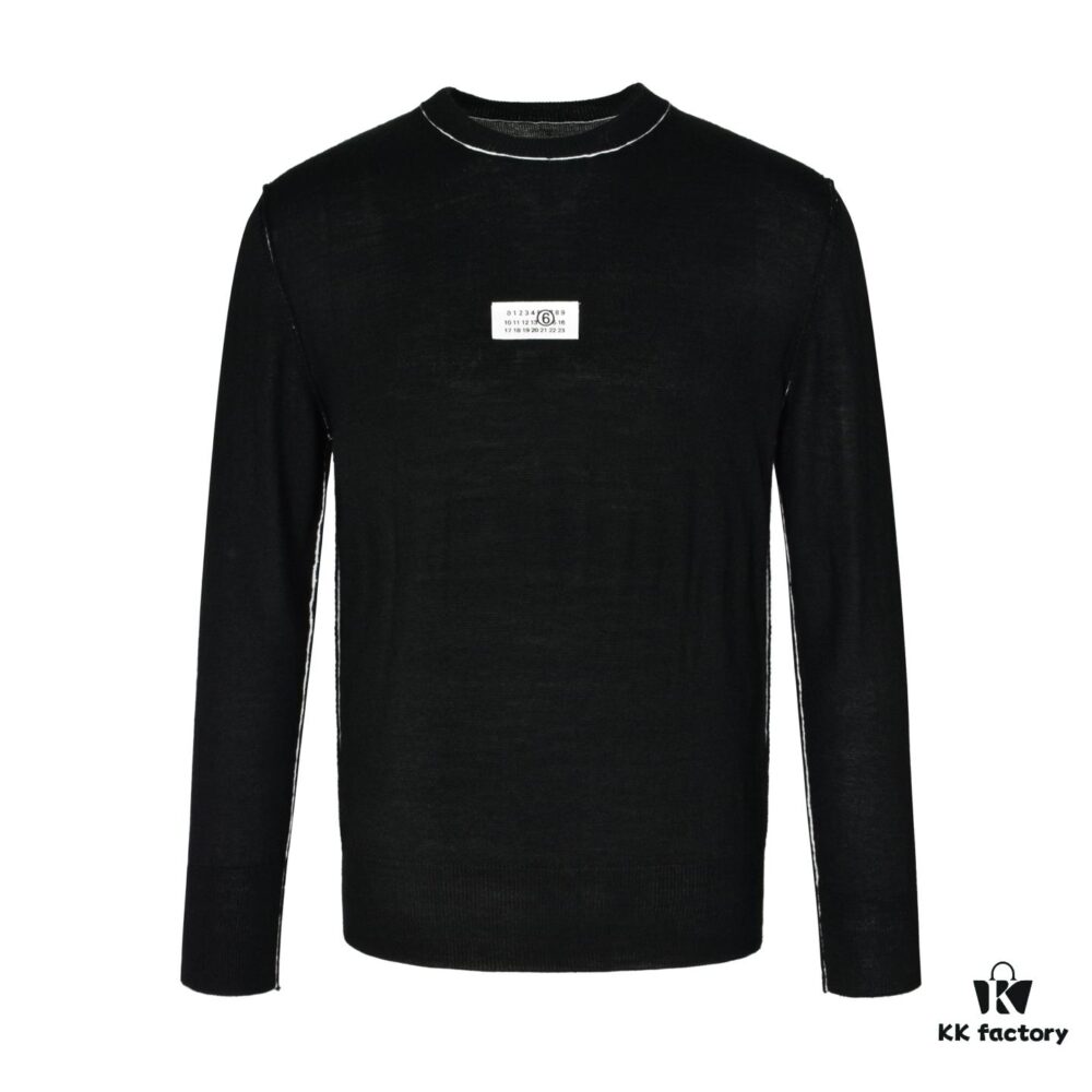 6931a20cccd8ab3d7af961e2 MM6 Maison Margiela Minimal Logo Sweater