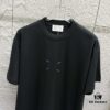 6931a20dccd8ab3d7af961eb MM6 Maison Margiela 2025 Spring/Summer New Arrival Chest Embroidered Four-Stripe Short-Sleeve T-Shirt Custom Double-Gauze Plain-Woven 100% Cotton 300 Fabric Unisex