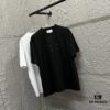 6931a20dccd8ab3d7af961ed MM6 Maison Margiela 2025 Spring/Summer New Arrival Chest Embroidered Four-Stripe Short-Sleeve T-Shirt Custom Double-Gauze Plain-Woven 100% Cotton 300 Fabric Unisex
