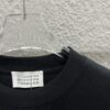 6931a20dccd8ab3d7af961f0 MM6 Maison Margiela 2025 Spring/Summer New Arrival Chest Embroidered Four-Stripe Short-Sleeve T-Shirt Custom Double-Gauze Plain-Woven 100% Cotton 300 Fabric Unisex