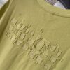 6931a20eccd8ab3d7af96205 Maison Margiela 25SS Spring/Summer New Arrival Embroidered 300g Short Sleeve T-Shirt (Top Tier Version, Distinguished from Standard Stock)