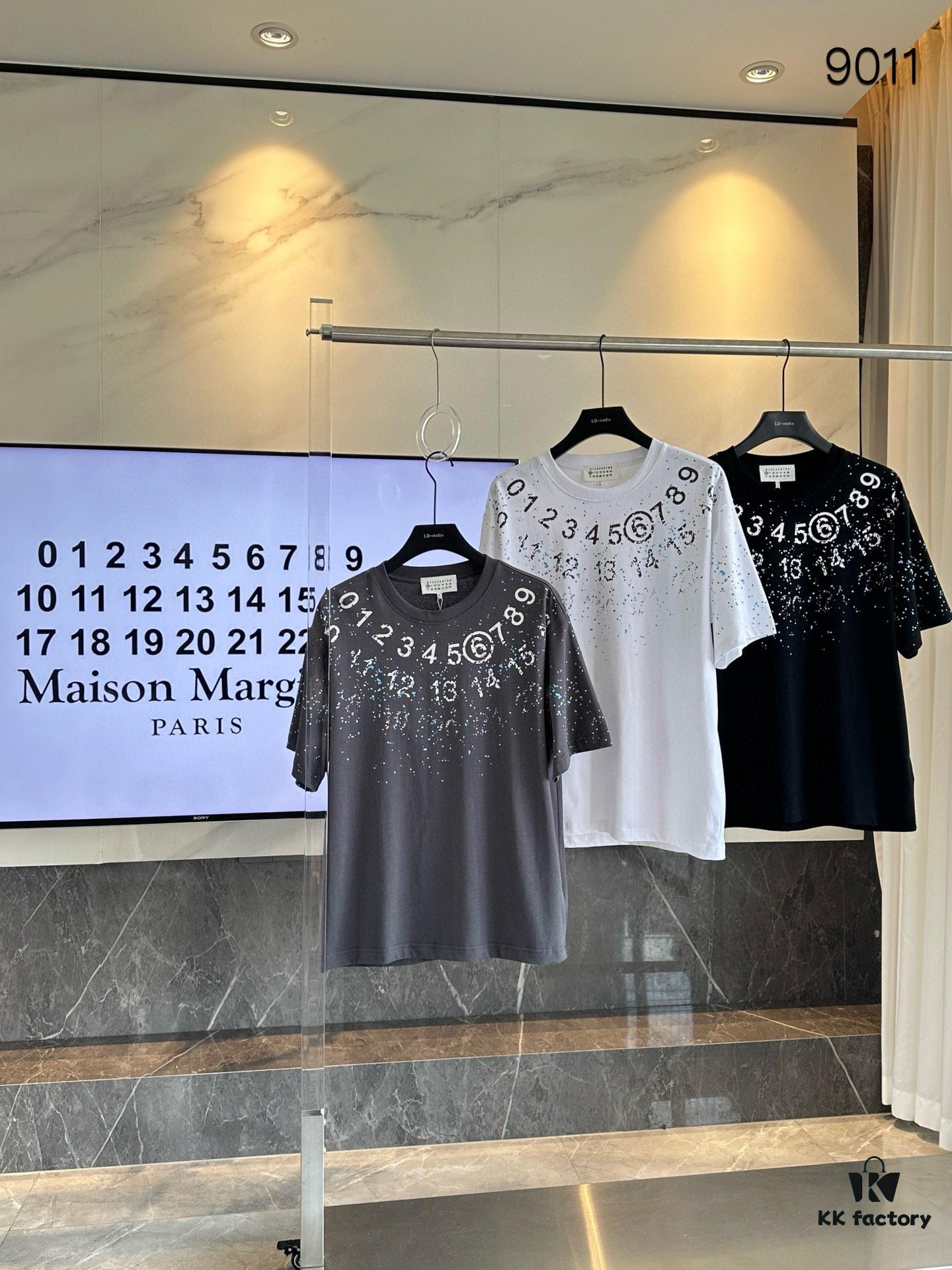 6931a20eccd8ab3d7af9620b Maison Margiela MM6 Top Quality Version Short Sleeve Round Neck T-Shirt (Distinct from Standard Stock)