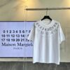 6931a20fccd8ab3d7af9620d Maison Margiela MM6 Top Quality Version Short Sleeve Round Neck T-Shirt (Distinct from Standard Stock)