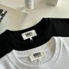 6931a20fccd8ab3d7af9621e Maison Margiela MM6 Summer Round Neck Short Sleeve T-Shirt (Top Grade Version, Distinguished from Standard Stock)