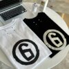 6931a210ccd8ab3d7af96220 Maison Margiela MM6 Summer Round Neck Short Sleeve T-Shirt (Top Grade Version, Distinguished from Standard Stock)