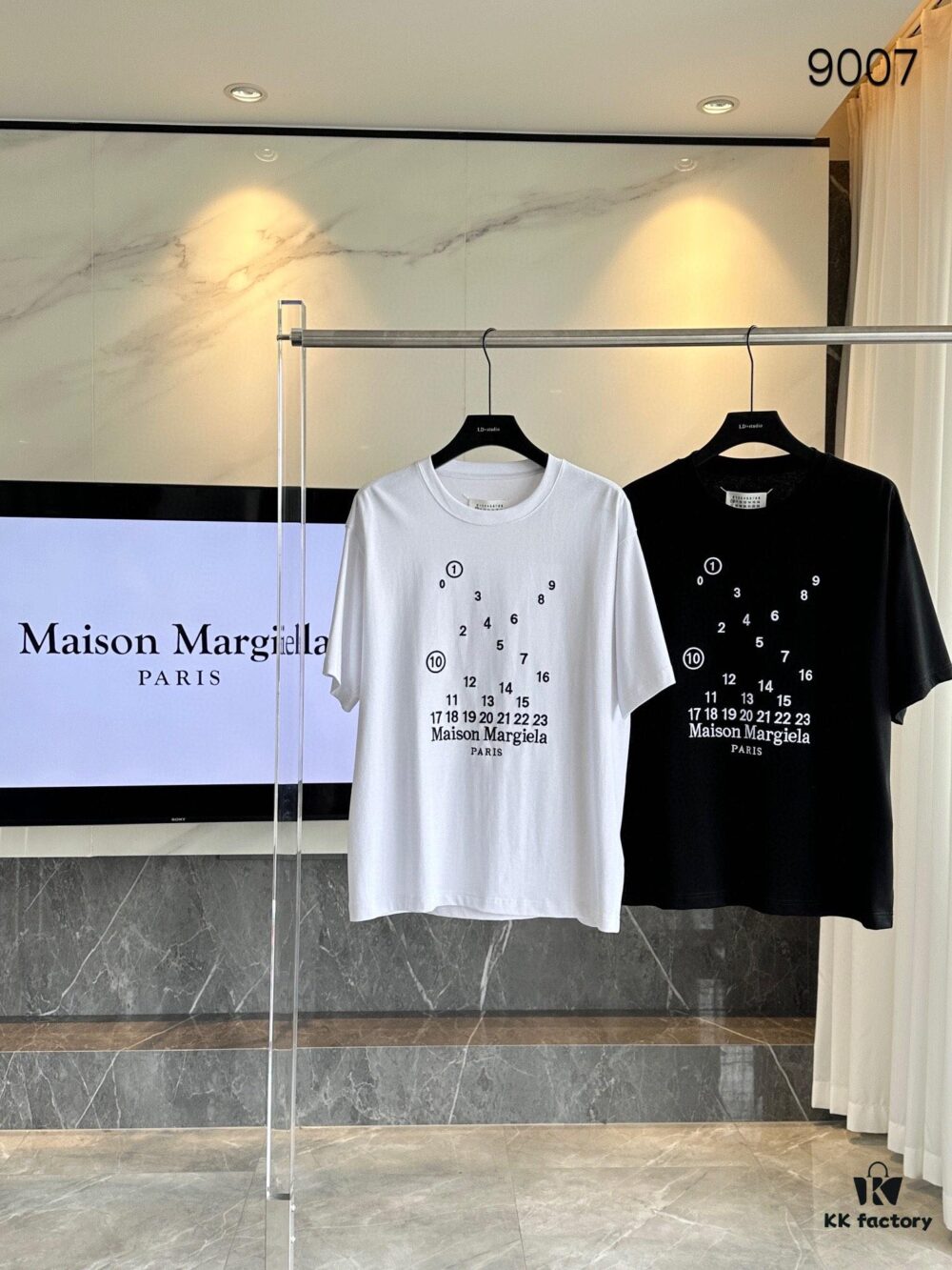 6931a210ccd8ab3d7af96221 Maison Margiela MM6 Summer Round Neck Short Sleeve T-Shirt (Top Grade Version, Distinguished from Standard Stock)