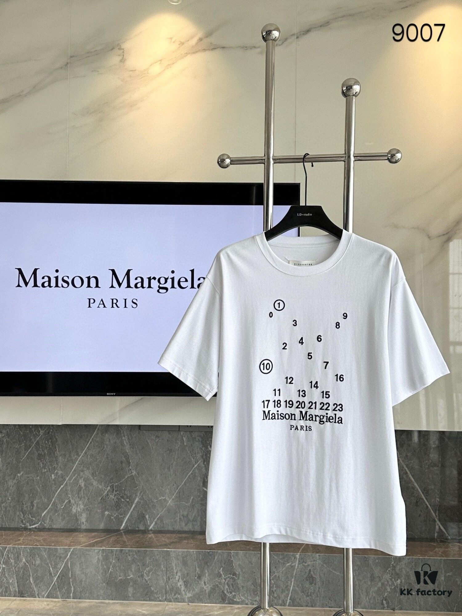 6931a210ccd8ab3d7af96224 Maison Margiela MM6 Summer Round Neck Short Sleeve T-Shirt (Top Grade Version, Distinguished from Standard Stock)