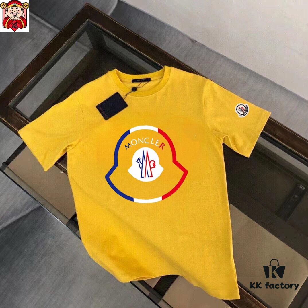 6931a210ccd8ab3d7af9622d MONCLER Men's Casual Short-Sleeve T-Shirt, 2025 Spring/Summer New Arrival, Premium Logo Craftsmanship, Imported Silk-Cotton Fabric, Stylish and Versatile Design