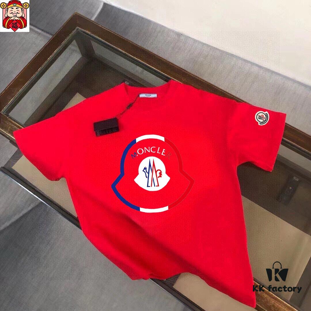 6931a210ccd8ab3d7af96230 MONCLER Men's Casual Short-Sleeve T-Shirt, 2025 Spring/Summer New Arrival, Premium Logo Craftsmanship, Imported Silk-Cotton Fabric, Stylish and Versatile Design