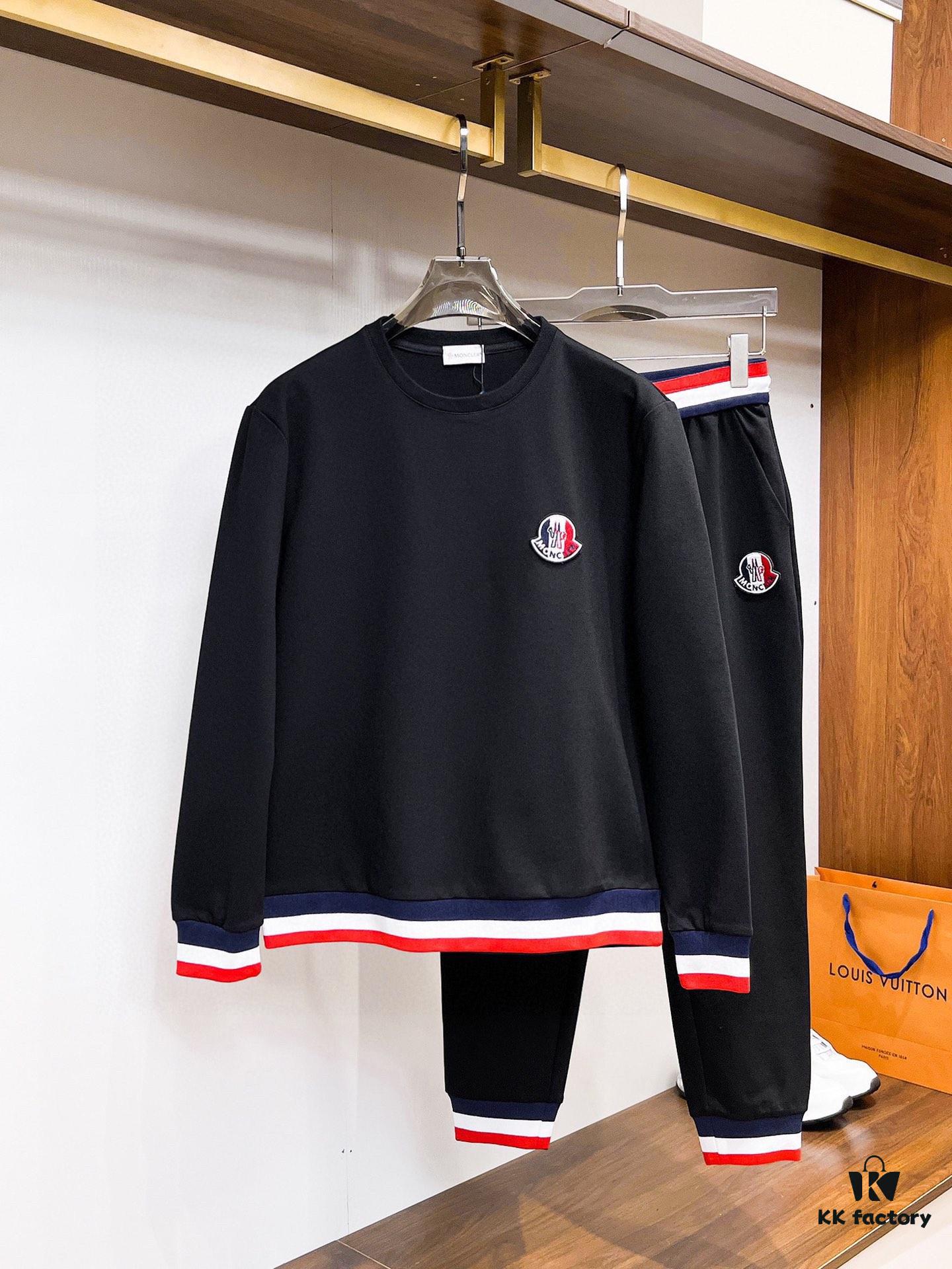 6931a210ccd8ab3d7af96233 MONCLER Hoodie Set 2025 New Arrival Premium Quality 100% Natural Roman Cotton Elegant and Comfortable Unisex Sweatshirt Set