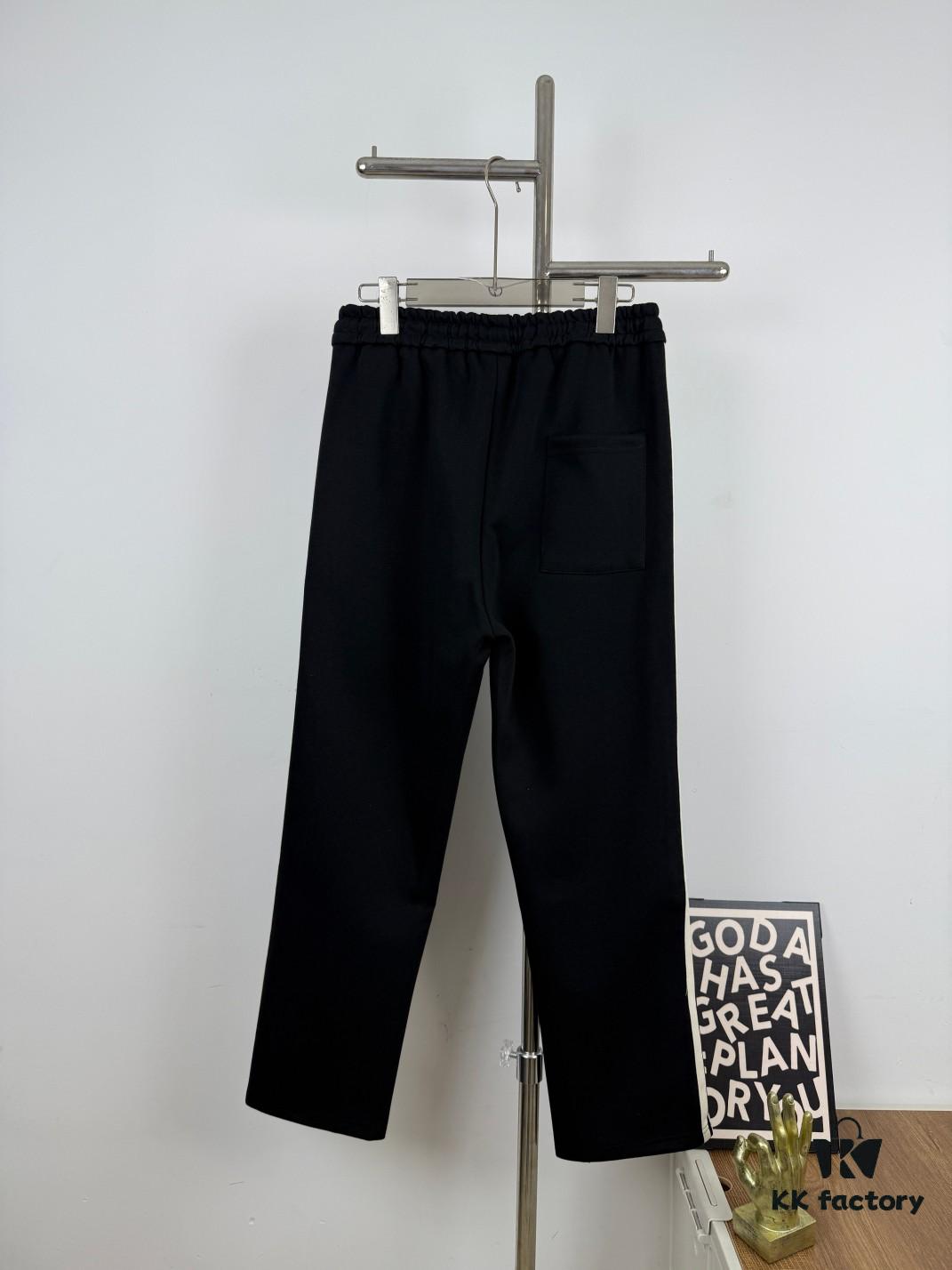 6931a213ccd8ab3d7af96262 New Arrival Moncler Logo Striped Drawstring Straight Leg Sweatpants