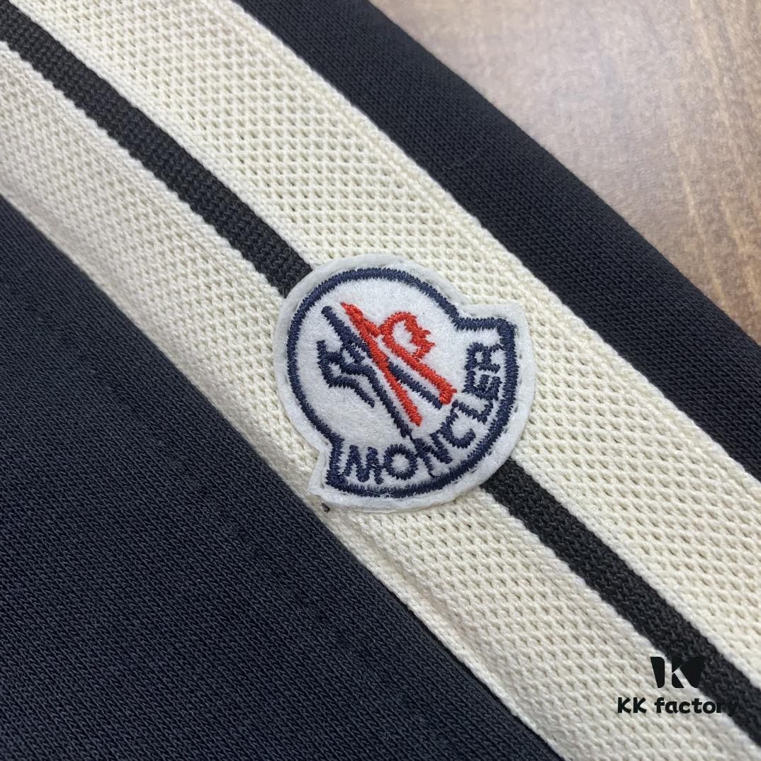 6931a214ccd8ab3d7af96273 New Arrival Moncler Logo-Strip Offset Drawstring Straight Leg Pants, Heavyweight 450g Double-Yarn Composite Fabric Sweatpants