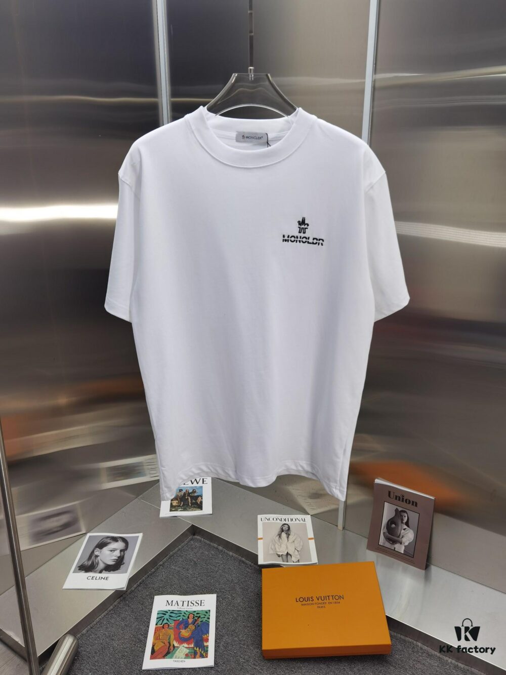 6931a214ccd8ab3d7af96283 Mon*cle MO*CLER Embroidered Premium Version Short Sleeve T-Shirt
