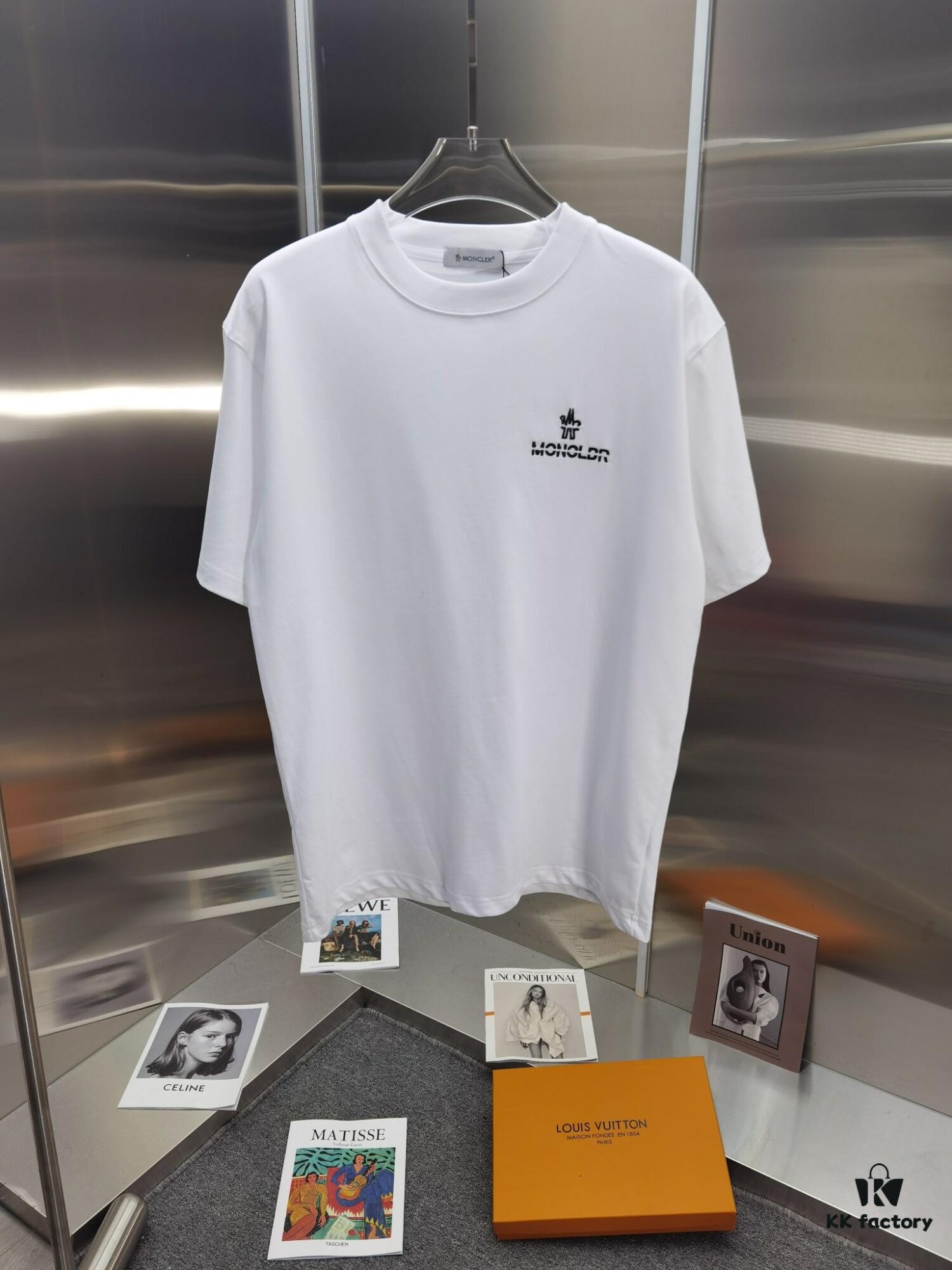6931a214ccd8ab3d7af96283 Mon*cle MO*CLER Embroidered Premium Version Short Sleeve T-Shirt