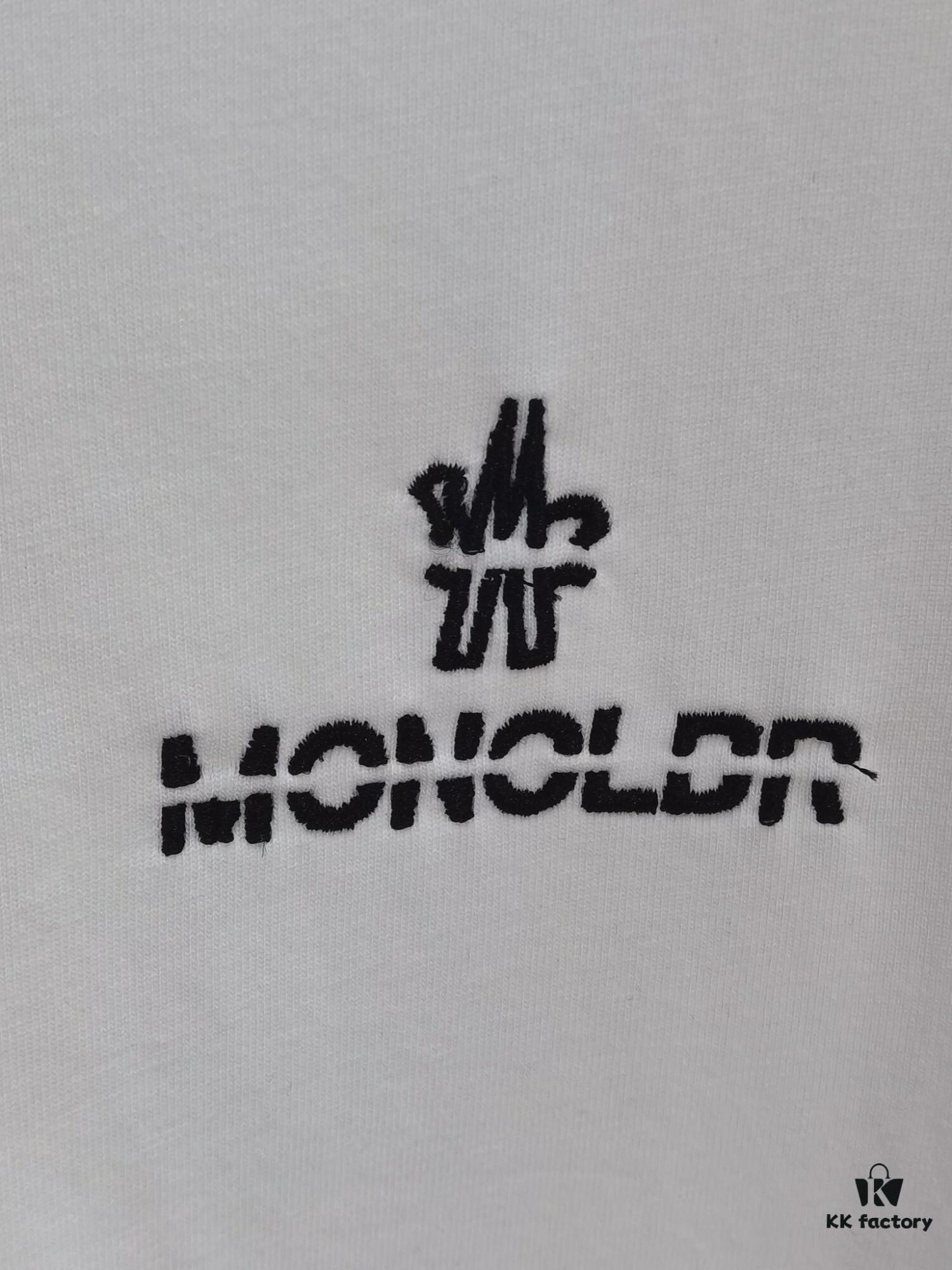 6931a215ccd8ab3d7af96286 Mon*cle MO*CLER Embroidered Premium Version Short Sleeve T-Shirt