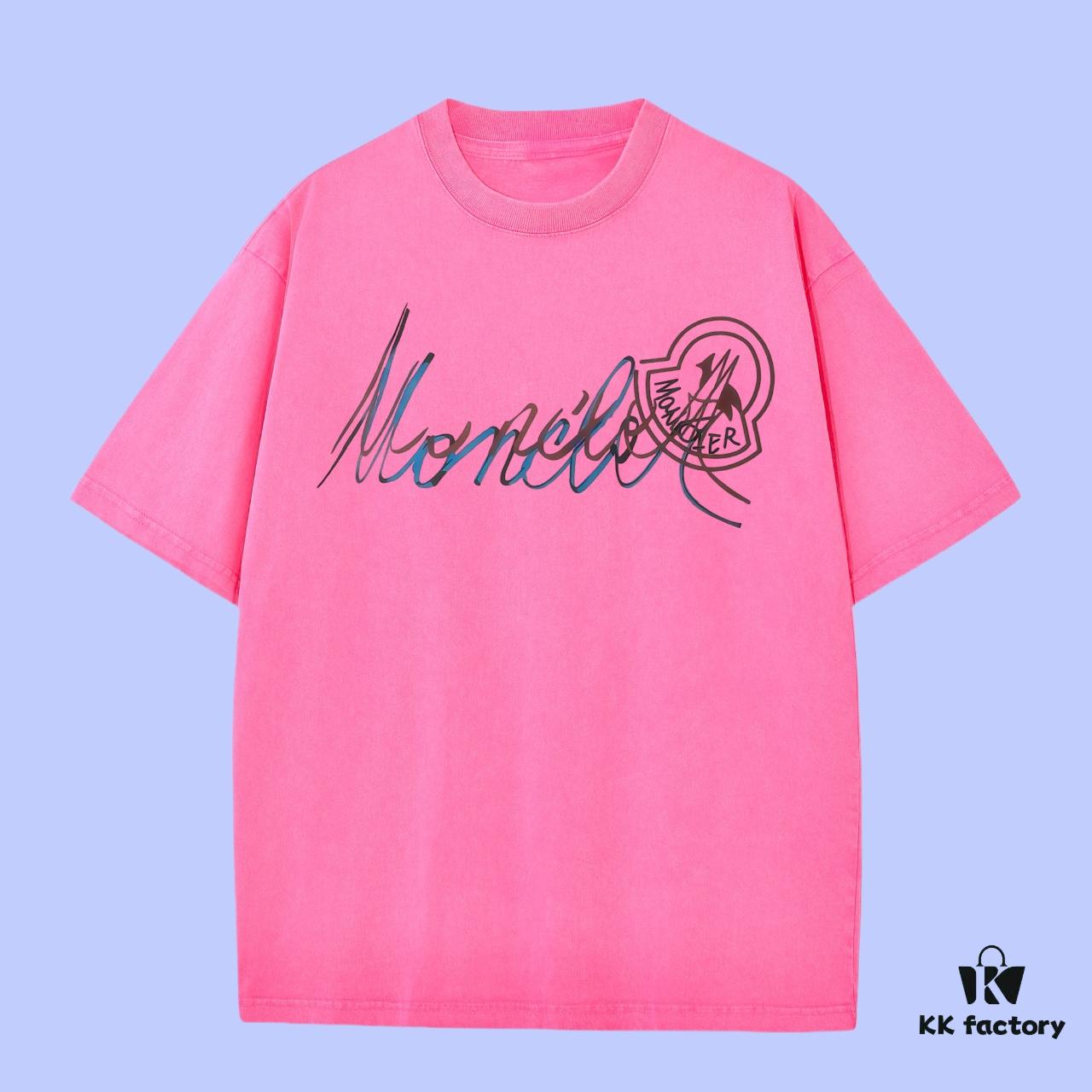 6931a218ccd8ab3d7af962cb High-End Quality Moncler 2025 Fall Spring/Summer Collection Typography Logo Short-Sleeve T-Shirt, Premium 270G 32-Count Double-Yarn Pure Cotton Fabric, Relaxed Fit Unisex Design