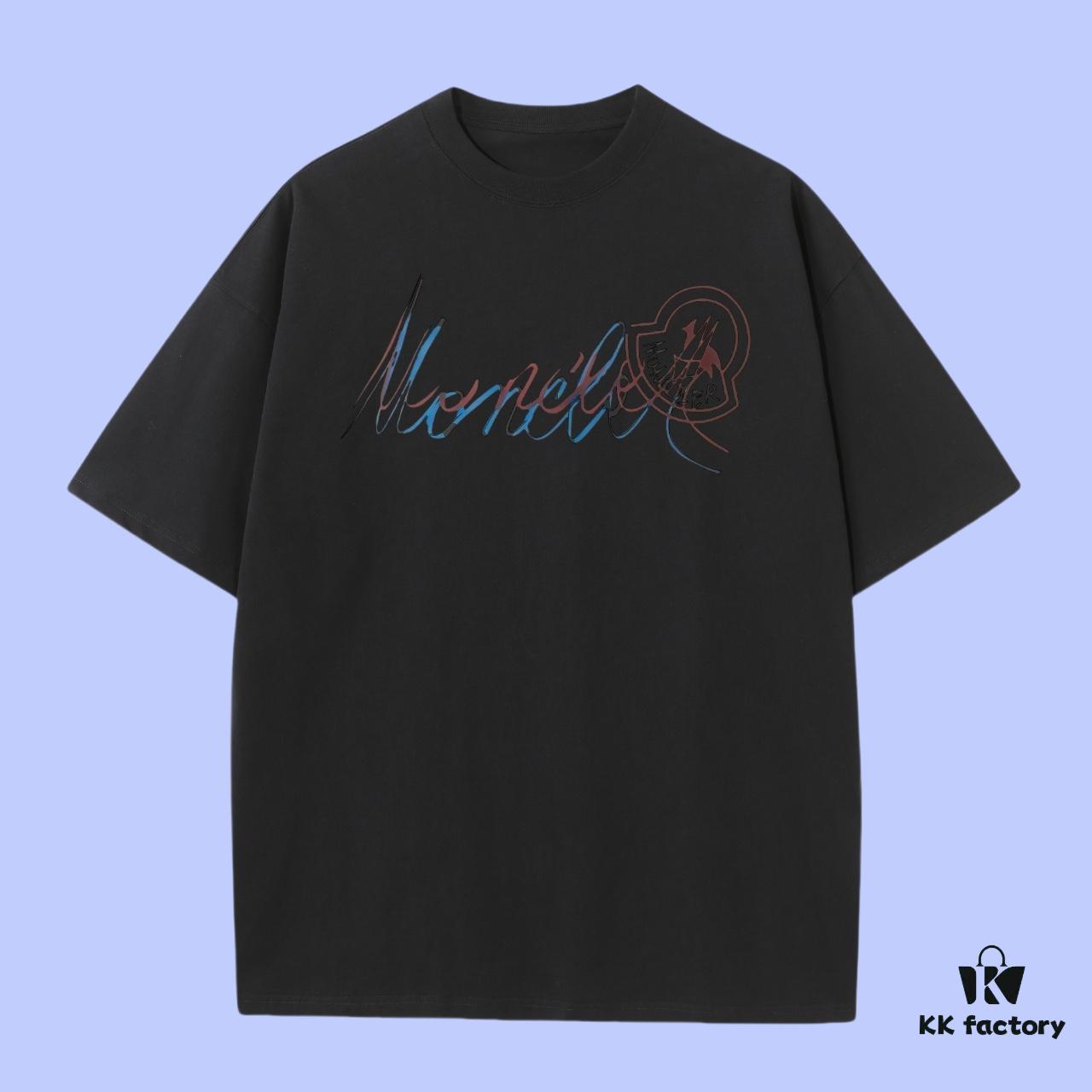 6931a219ccd8ab3d7af962d4 High-End Quality Moncler 2025 Fall Spring/Summer Collection Typography Logo Short-Sleeve T-Shirt, Premium 270G 32-Count Double-Yarn Pure Cotton Fabric, Relaxed Unisex Fit