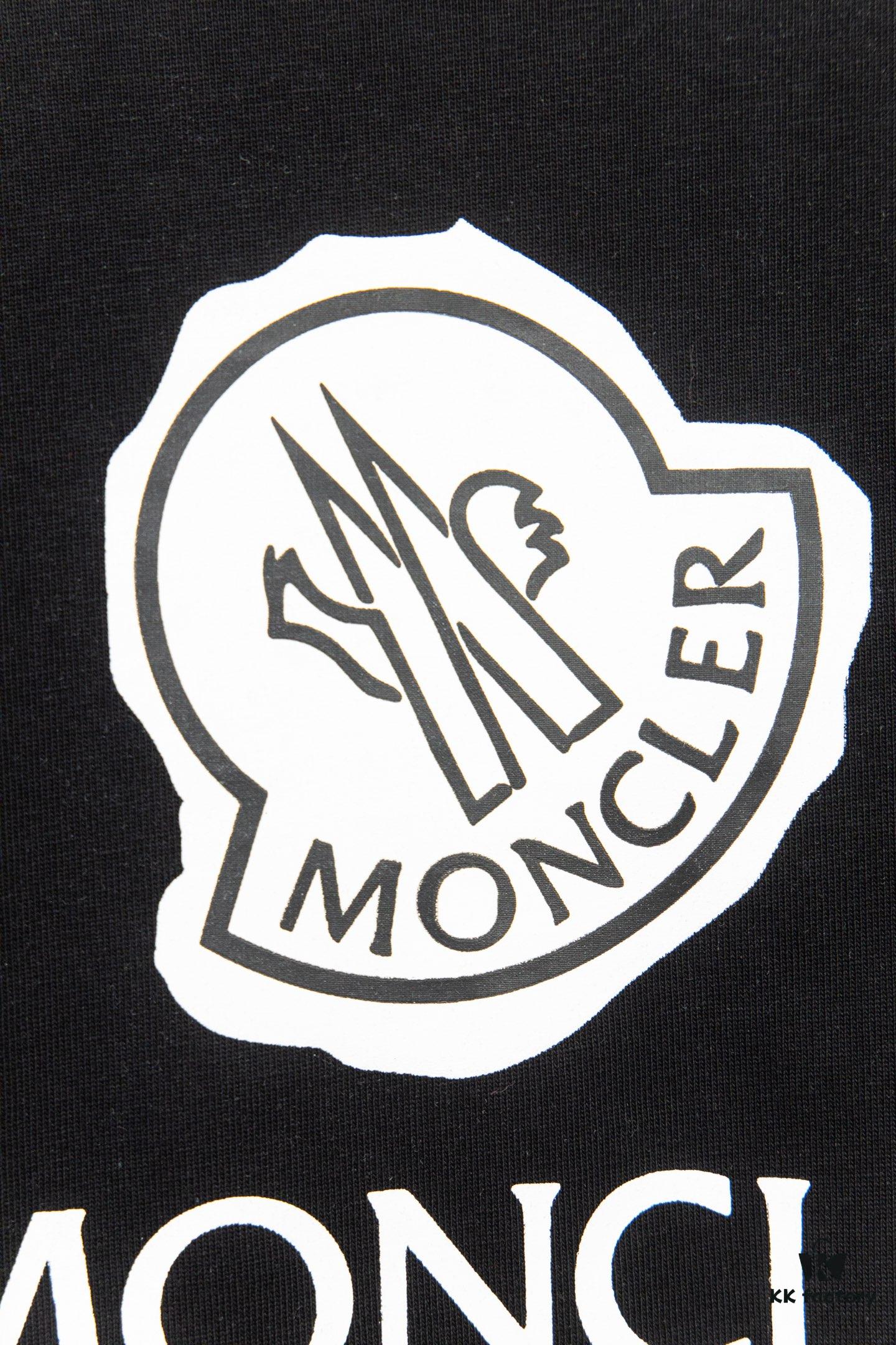 6931a21bccd8ab3d7af96304 Moncler Minimalist Letter Small Logo Print Short Sleeve T-Shirt