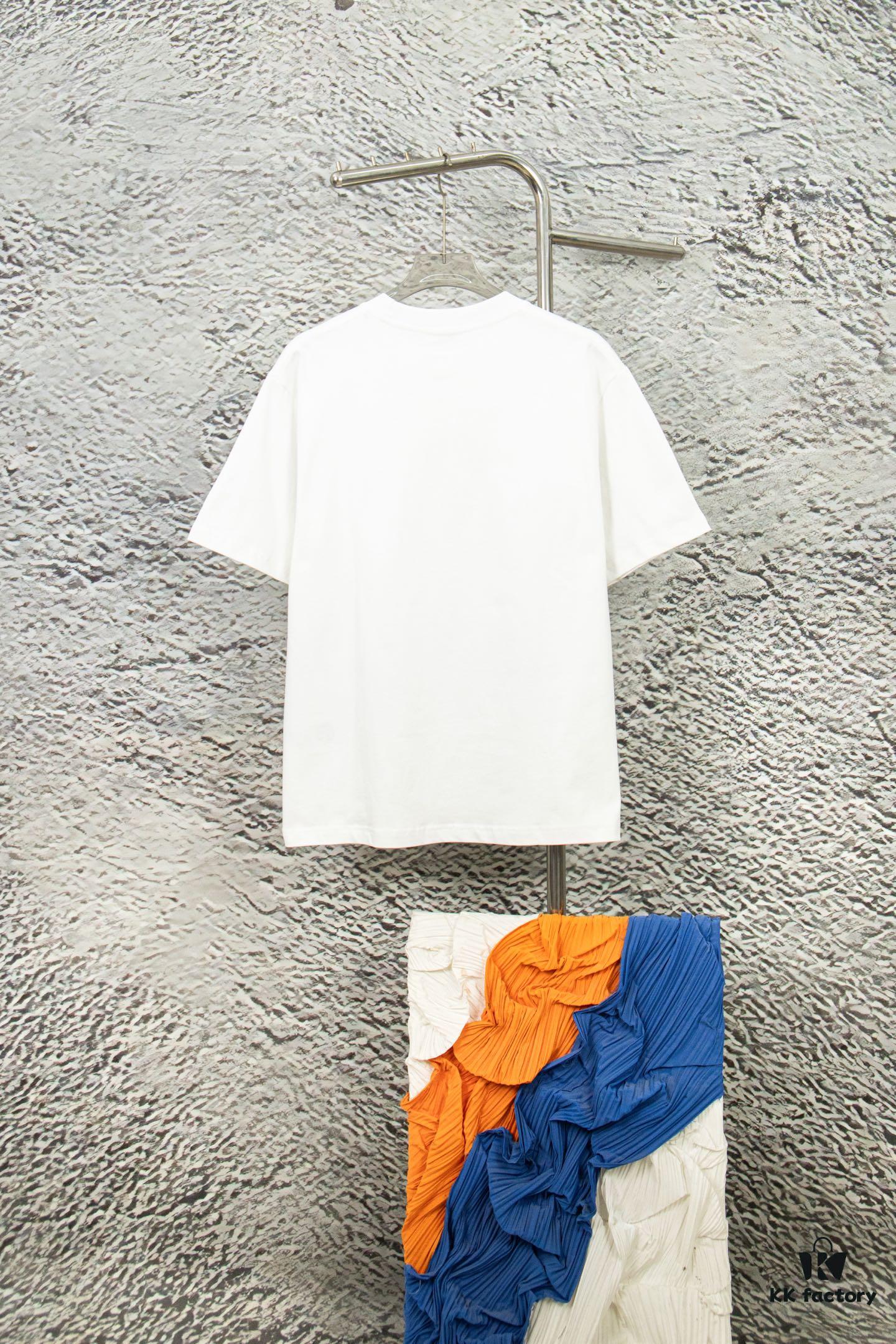 6931a21cccd8ab3d7af9630c Moncler Y126 Minimalist Logo Print Short Sleeve T-Shirt in 270g Double-Brushed Pure Cotton