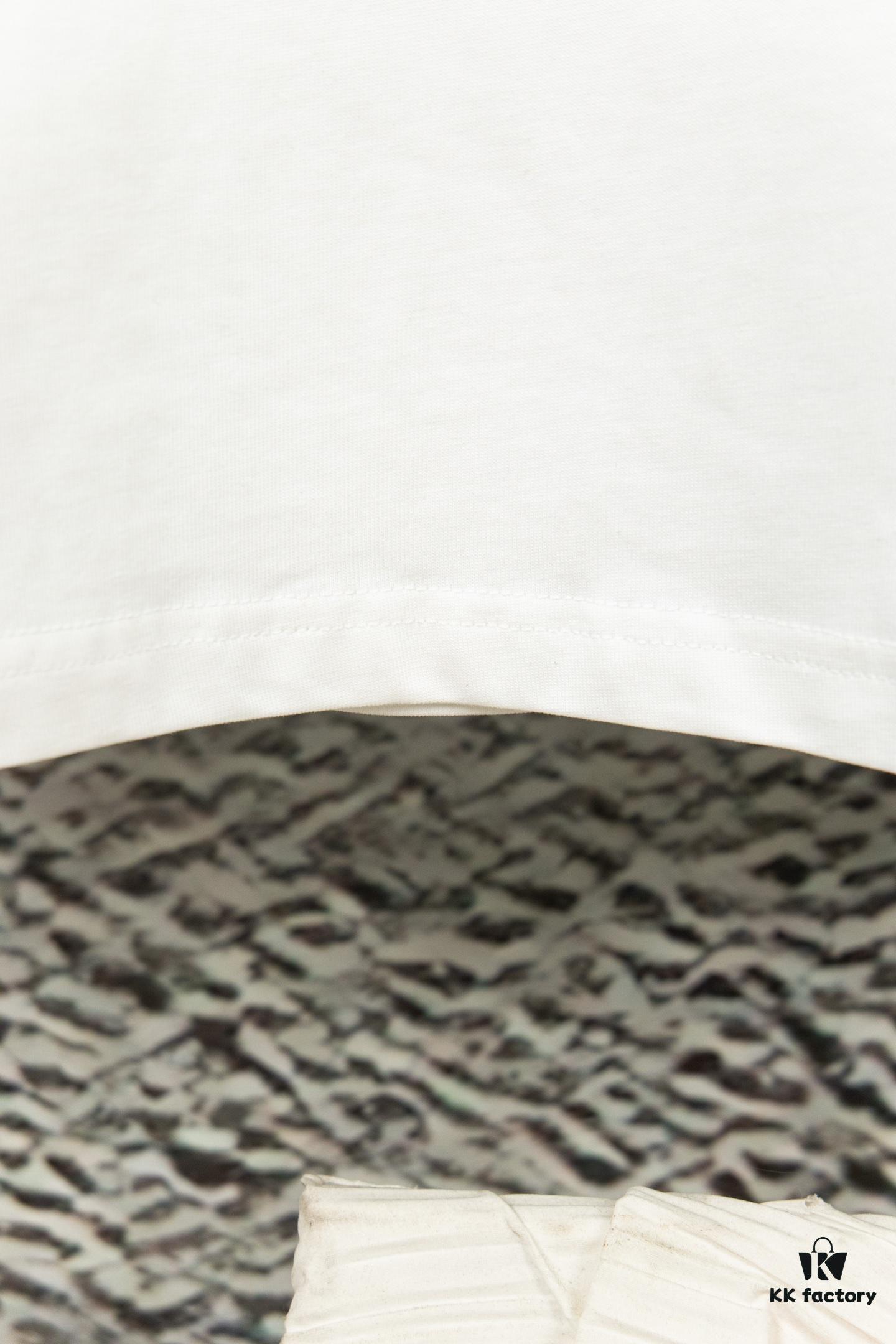 6931a21cccd8ab3d7af96311 Moncler Y126 Minimalist Logo Print Short Sleeve T-Shirt in 270g Double-Brushed Pure Cotton