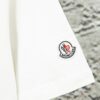 6931a21cccd8ab3d7af96312 Moncler Y126 Minimalist Logo Print Short Sleeve T-Shirt in 270g Double-Brushed Pure Cotton