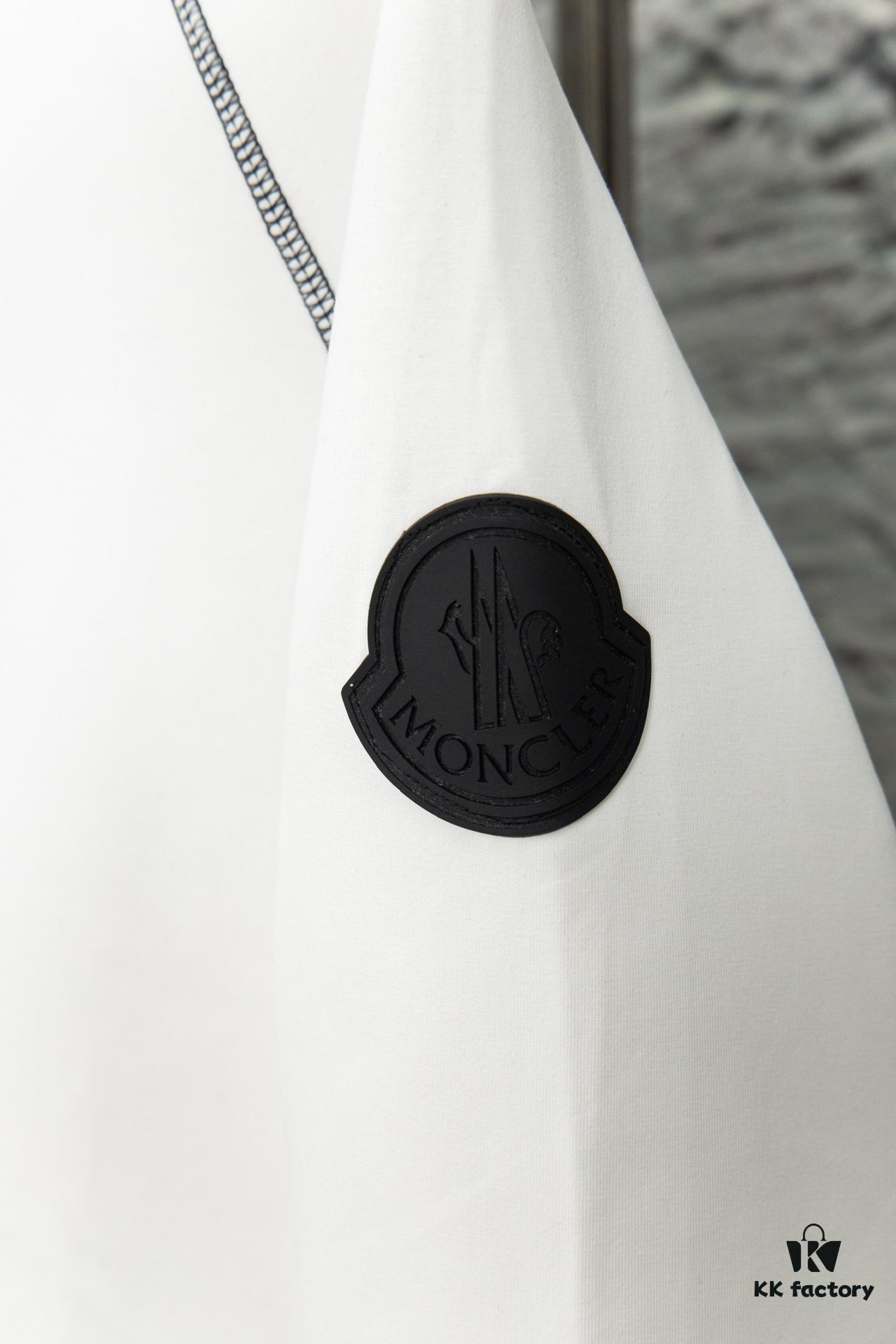 6931a21eccd8ab3d7af96331 Moncler 2024 Spring New Arrival Casual Jacket, High-End Quality, Premium Cotton Air Layer Fabric with Classic Logo Embroidered Trim