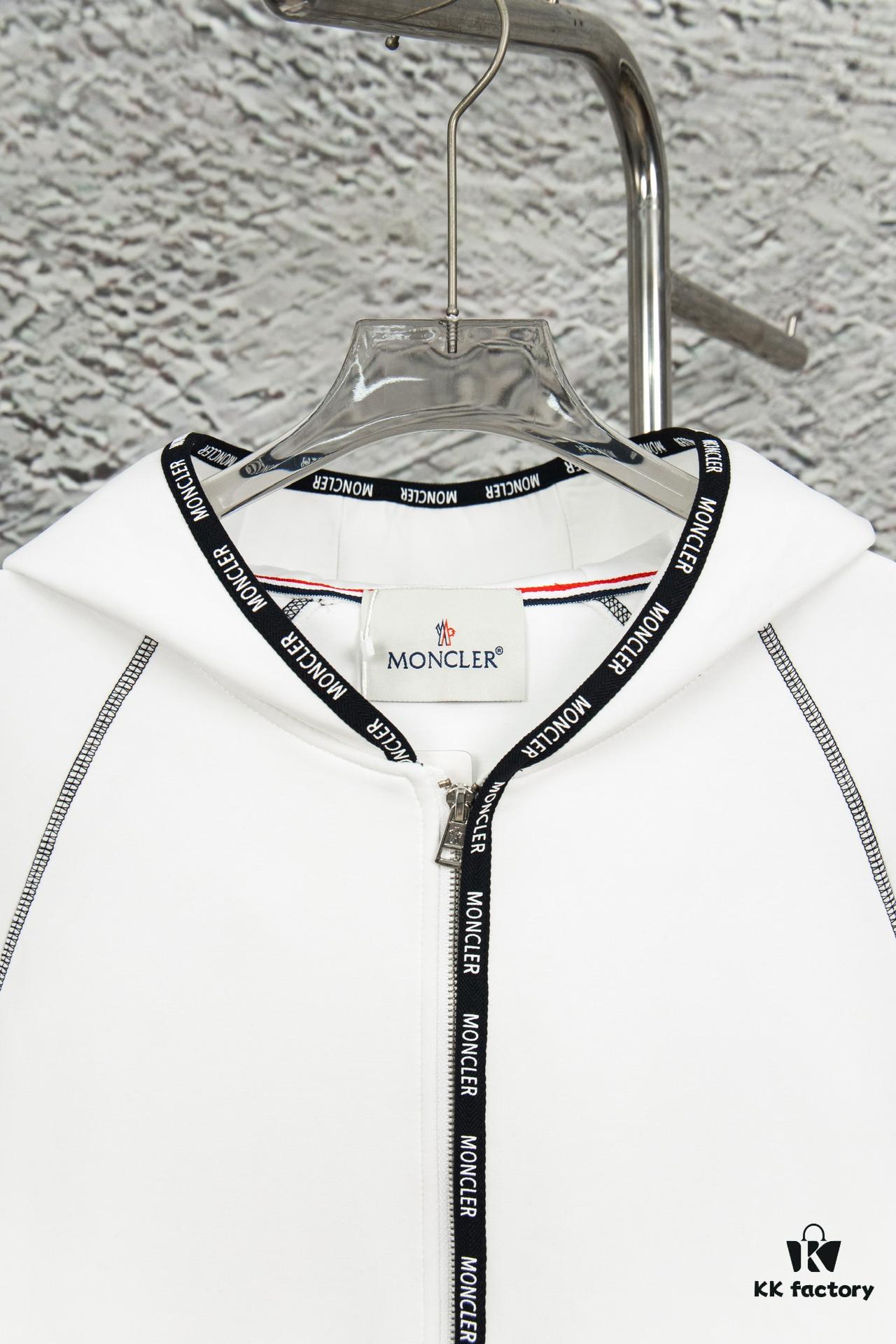 6931a21eccd8ab3d7af96335 Moncler 2024 Spring New Arrival Casual Jacket, High-End Quality, Premium Cotton Air Layer Fabric with Classic Logo Embroidered Trim