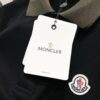 6931a222ccd8ab3d7af9637c MONCLER Turn-down Polo Shirt with Contrast Collar and Brand Logo Badge