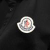 6931a222ccd8ab3d7af9637d MONCLER Turn-down Polo Shirt with Contrast Collar and Brand Logo Badge
