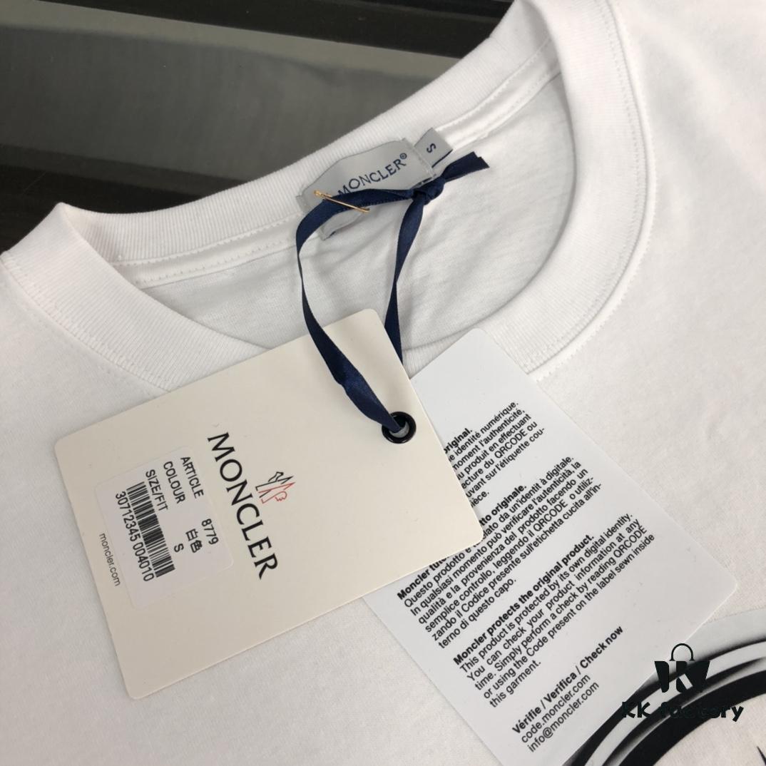 6931a229ccd8ab3d7af9640c MONCLER Men's 25SS Summer New Round Neck Short-Sleeve T-Shirt, 270g High-End Pure Cotton Fabric, Slim Fit Design, Premium Craftsmanship, Breathable and Stylish Essential Wardrobe Piece