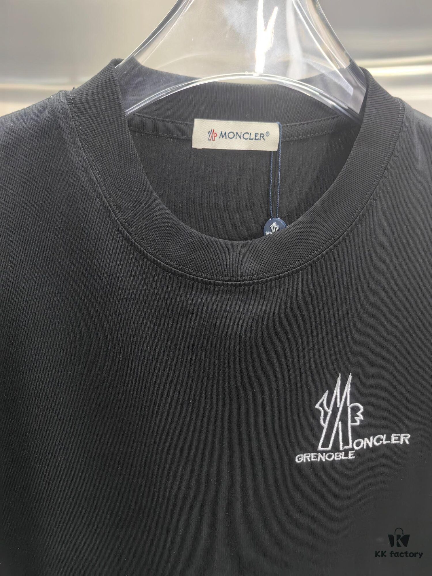 6931a22accd8ab3d7af96421 Mon*cle MO*CLER Embroidered Premium Version Short Sleeve T-Shirt
