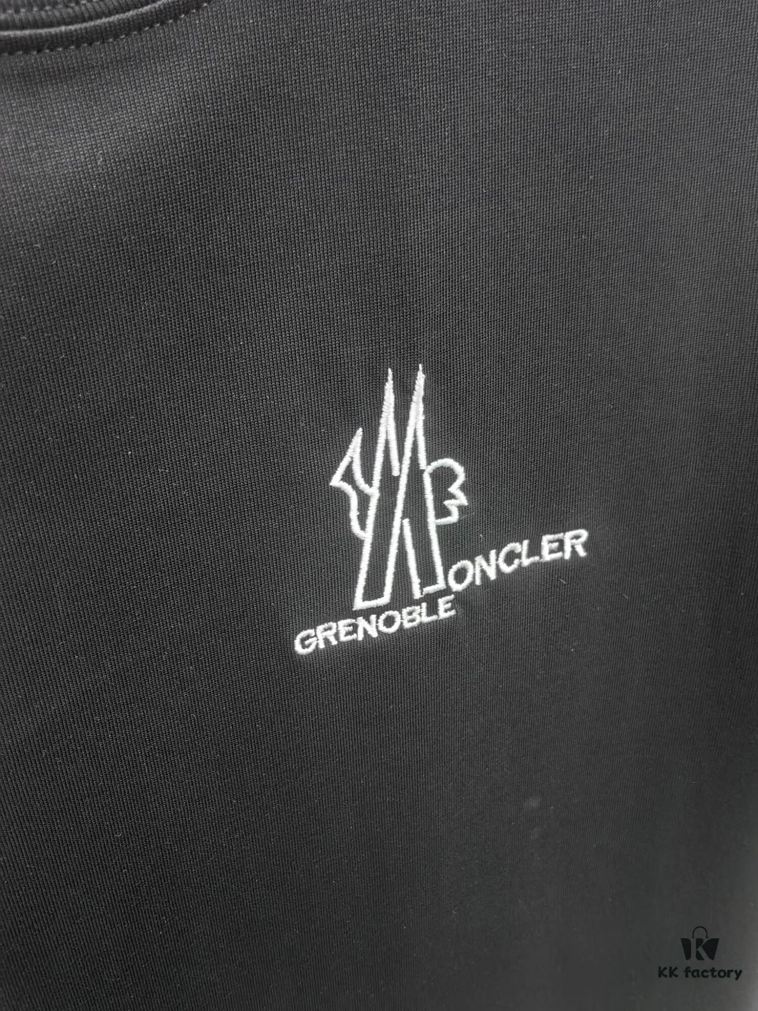 6931a22accd8ab3d7af96423 Mon*cle MO*CLER Embroidered Premium Version Short Sleeve T-Shirt