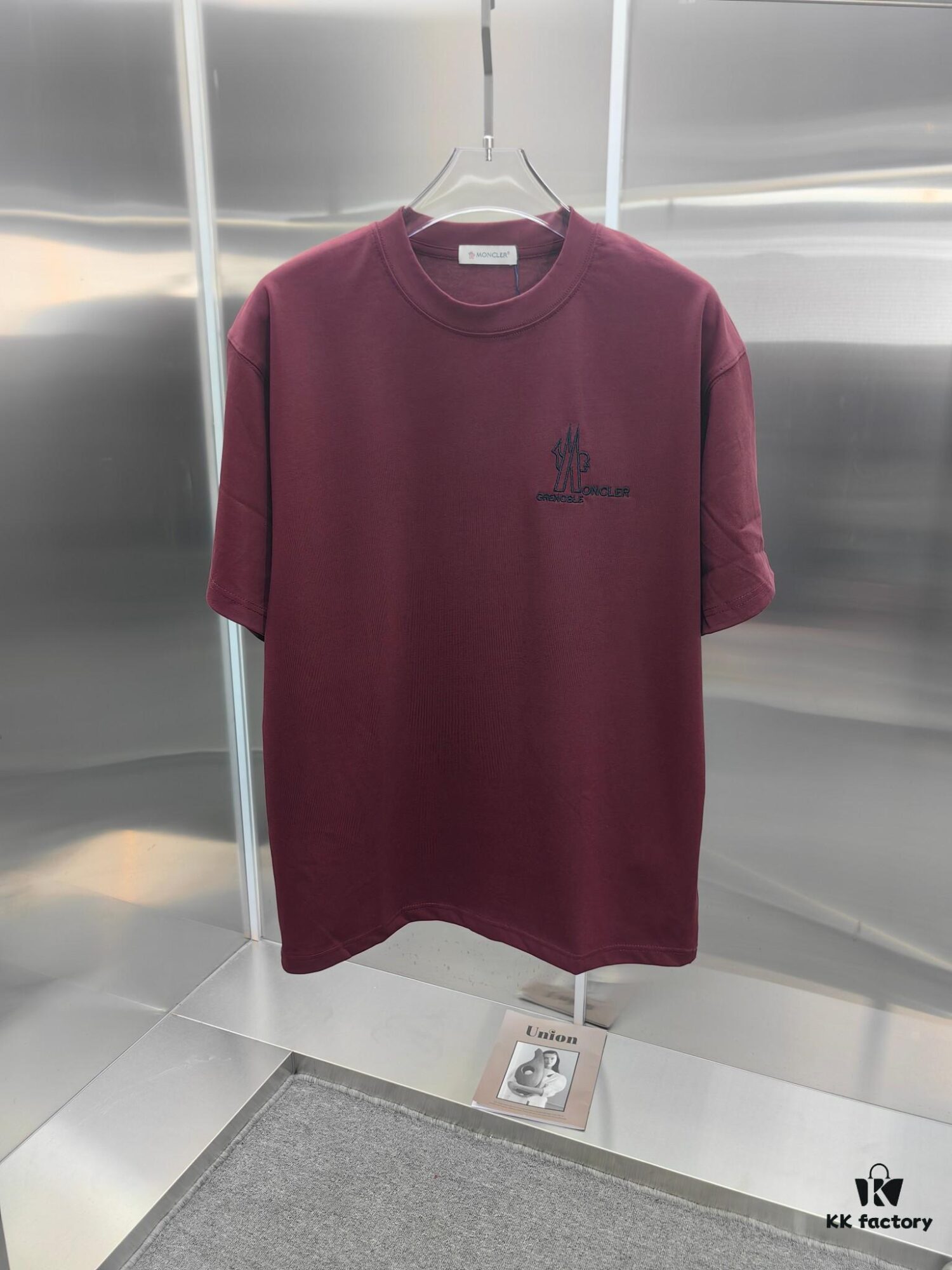 6931a22accd8ab3d7af9642b Mon*cle MO*cler (Embroidered Top Version, Different from Standard Stock) Short Sleeve T-Shirt