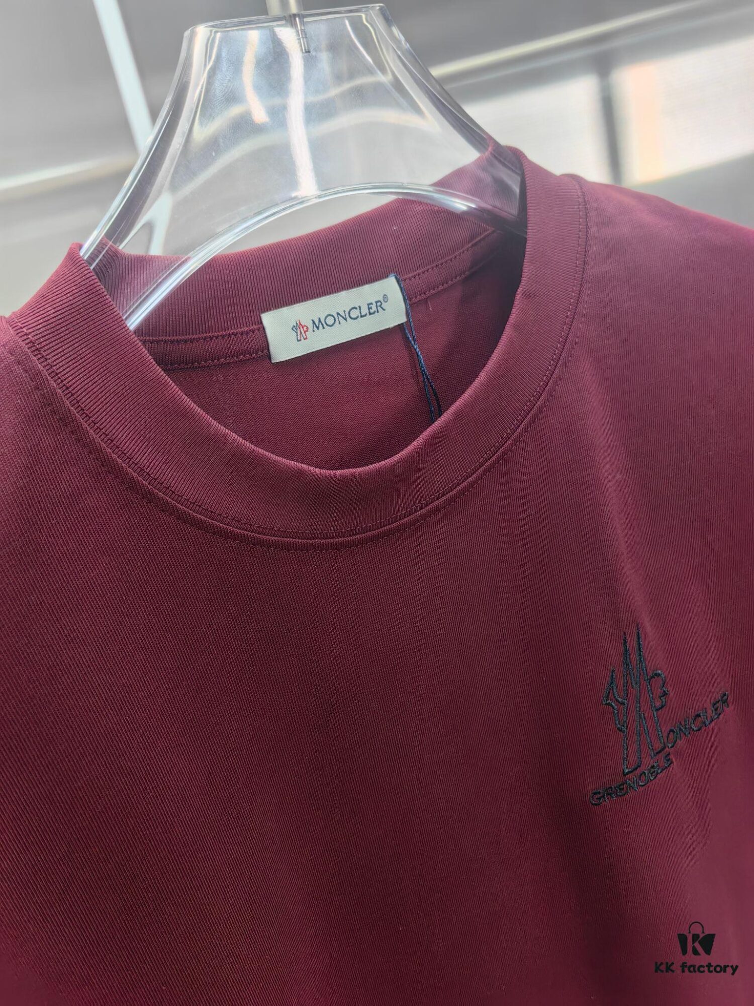 6931a22bccd8ab3d7af9642d Mon*cle MO*cler (Embroidered Top Version, Different from Standard Stock) Short Sleeve T-Shirt