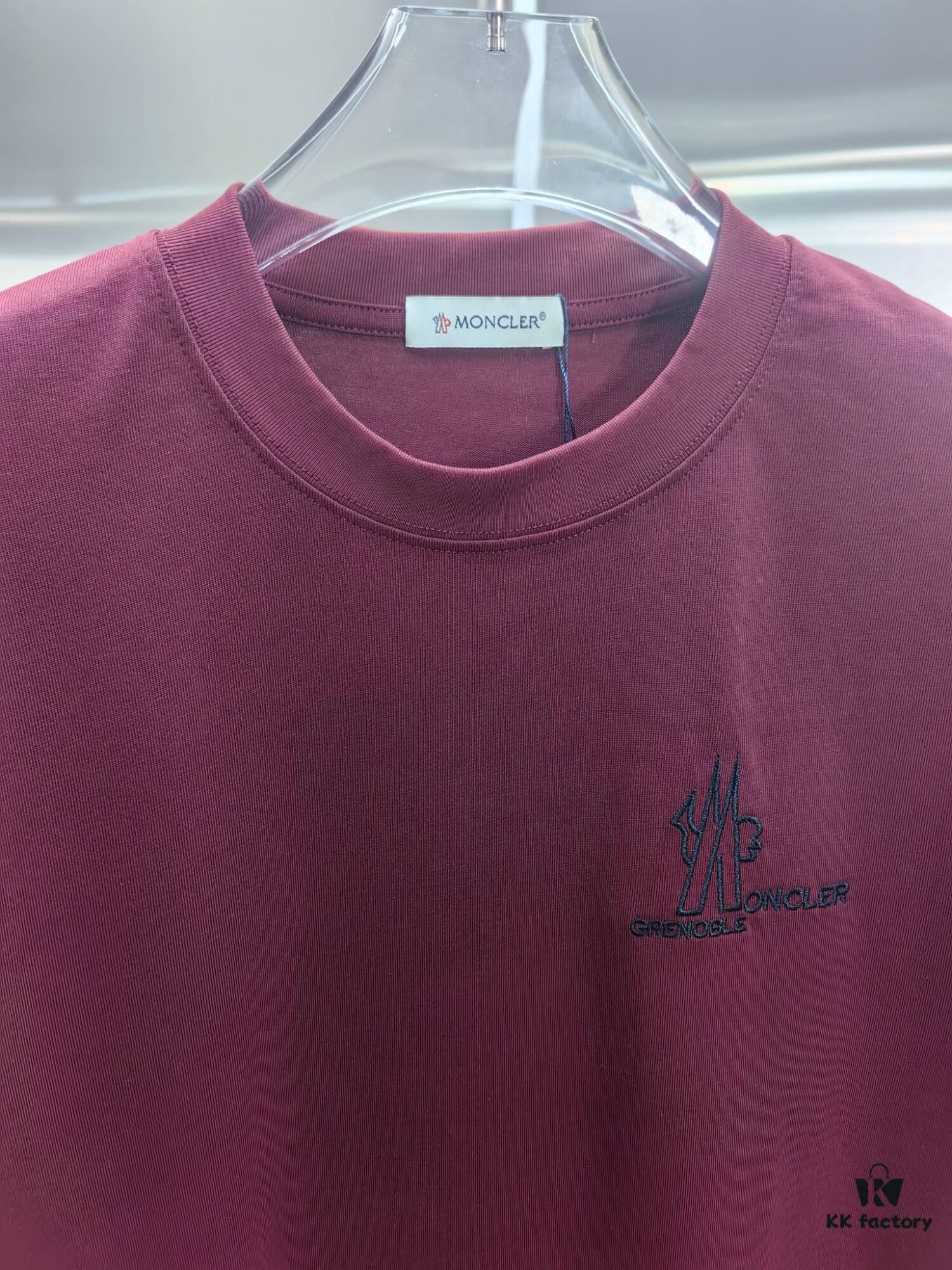 6931a22bccd8ab3d7af9642e Mon*cle MO*cler (Embroidered Top Version, Different from Standard Stock) Short Sleeve T-Shirt