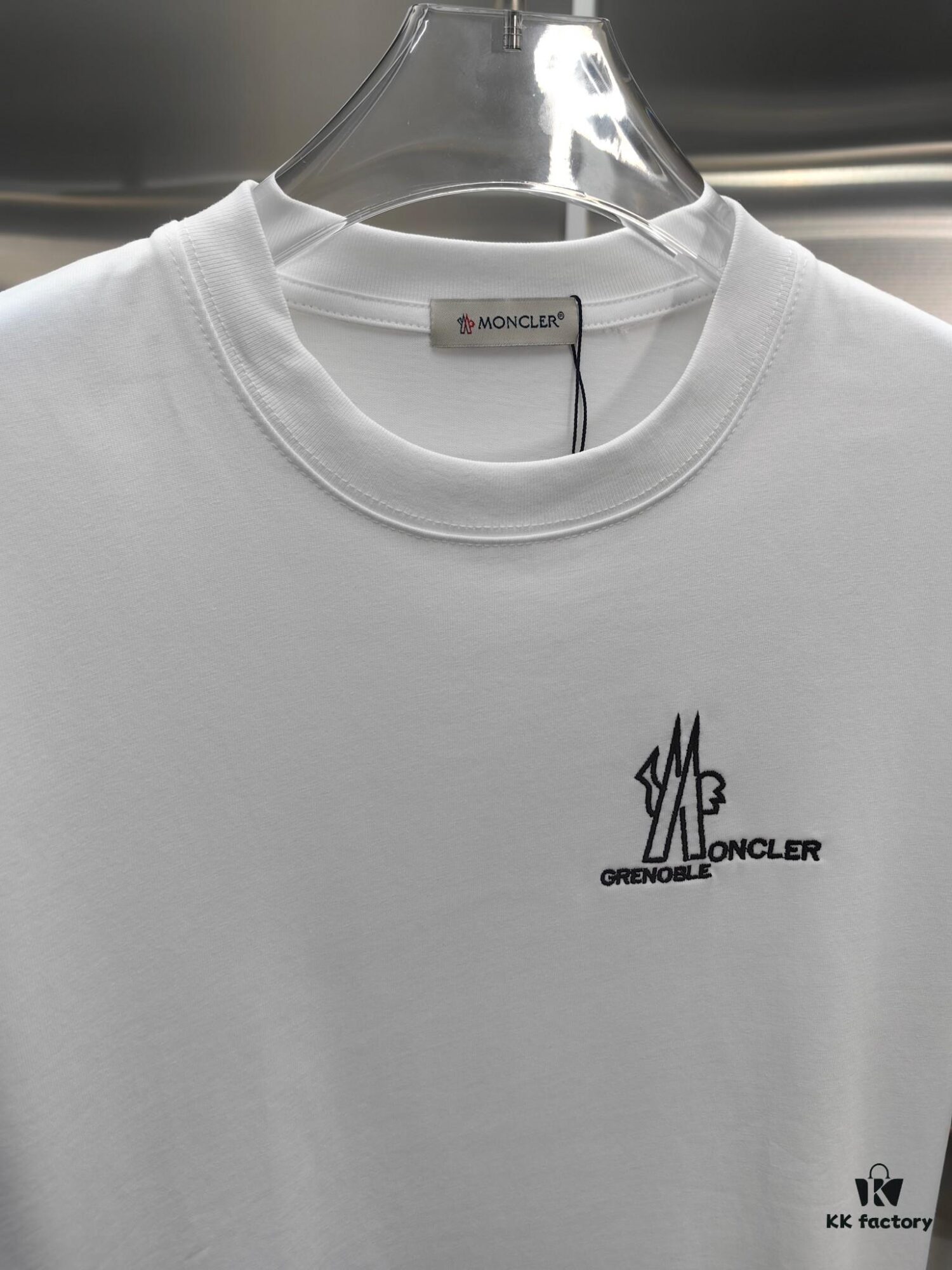 6931a22bccd8ab3d7af96433 Mon*cle MO*CLER Embroidered Premium Version Short Sleeve T-Shirt