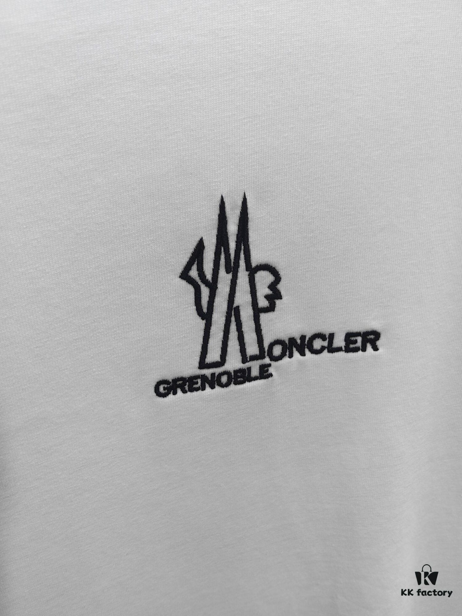 6931a22bccd8ab3d7af96435 Mon*cle MO*CLER Embroidered Premium Version Short Sleeve T-Shirt