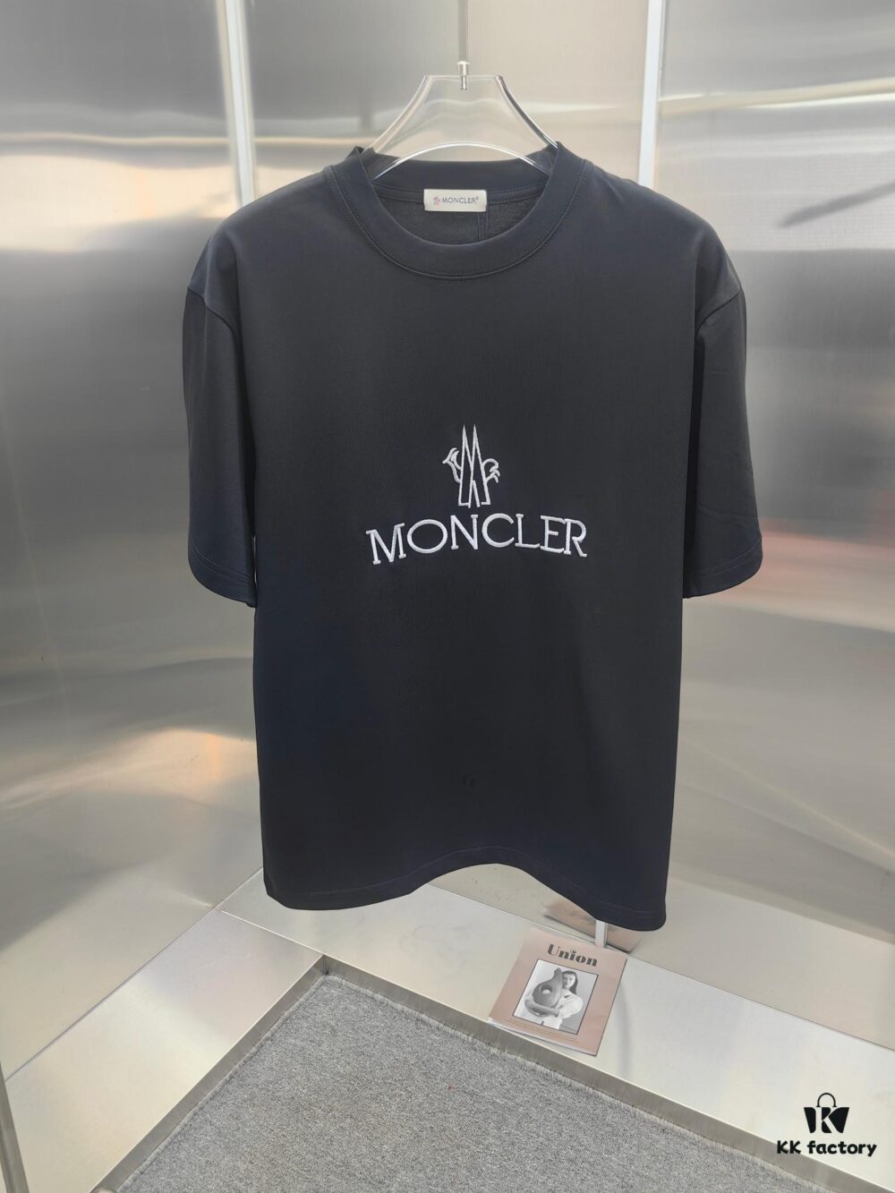 6931a22bccd8ab3d7af96437 Mon*cle MO*CLER Embroidered Premium Version Short Sleeve T-Shirt