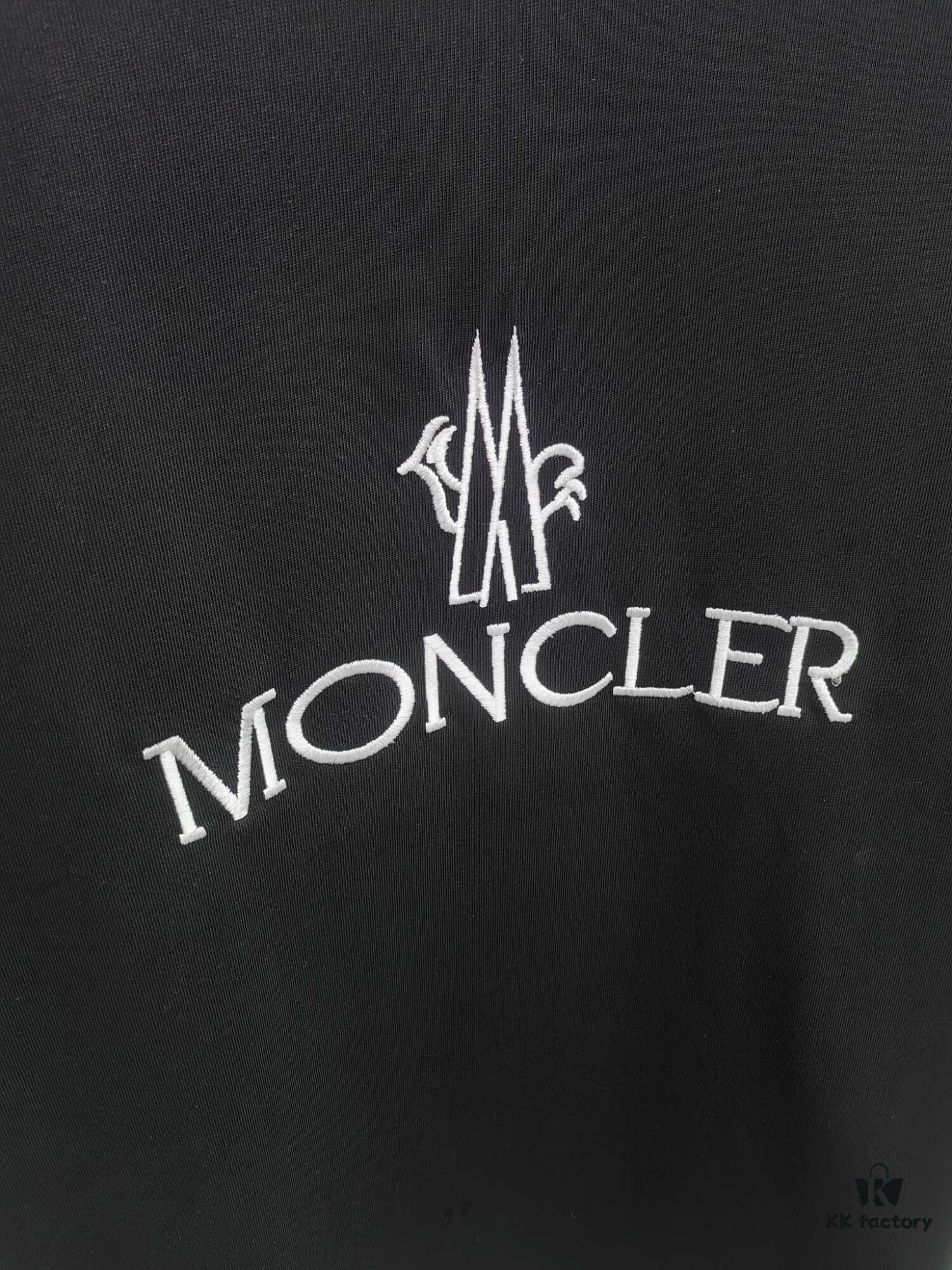 6931a22bccd8ab3d7af9643b Mon*cle MO*CLER Embroidered Premium Version Short Sleeve T-Shirt
