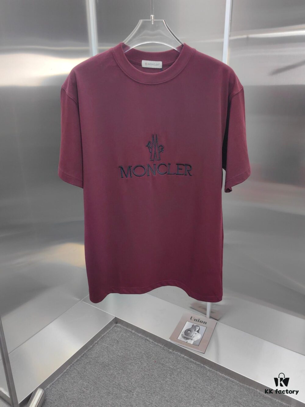 6931a22bccd8ab3d7af9643c Moncler Embroidered Short Sleeve T-Shirt (Premium Quality, Exclusive Version)