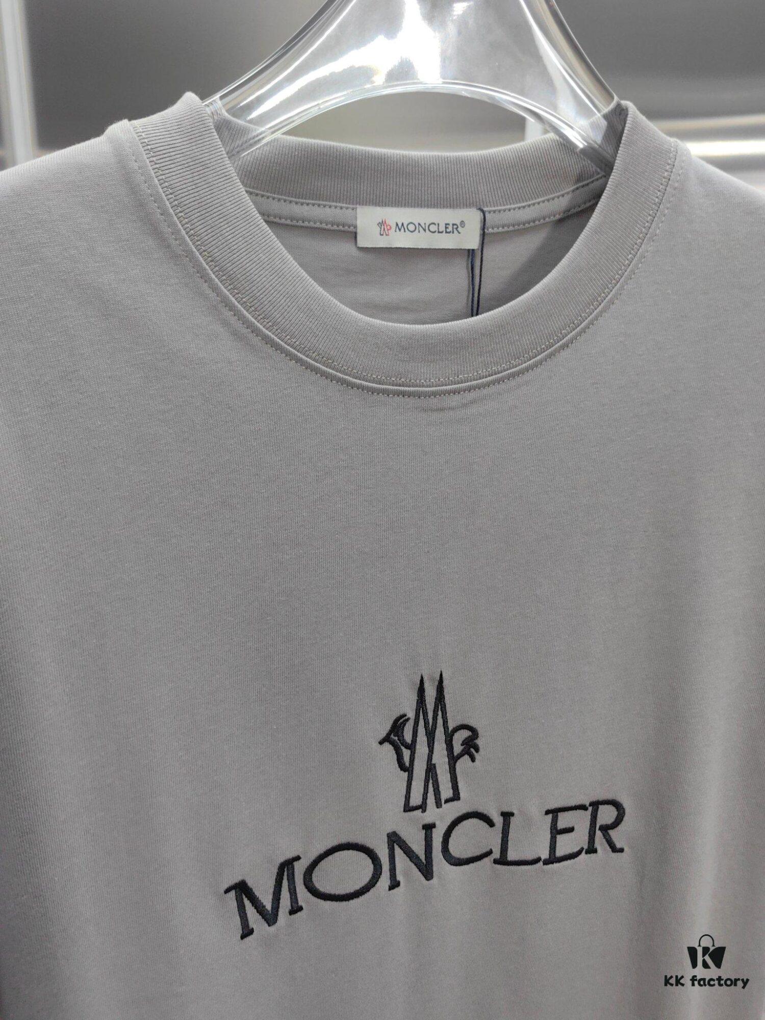 6931a22cccd8ab3d7af96444 Mon*cle MO*CLER Embroidered Premium Version Short Sleeve T-Shirt