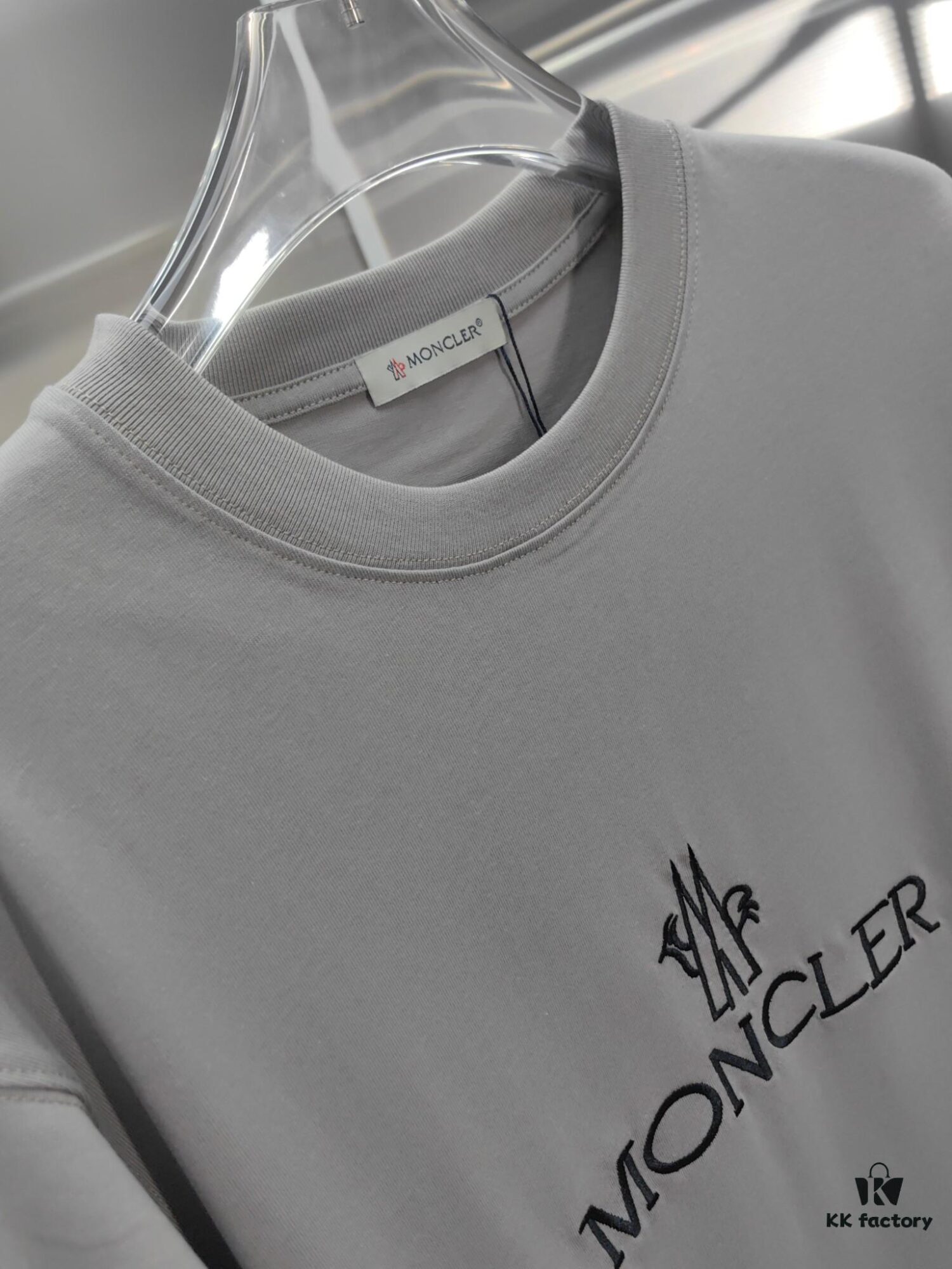 6931a22cccd8ab3d7af96445 Mon*cle MO*CLER Embroidered Premium Version Short Sleeve T-Shirt