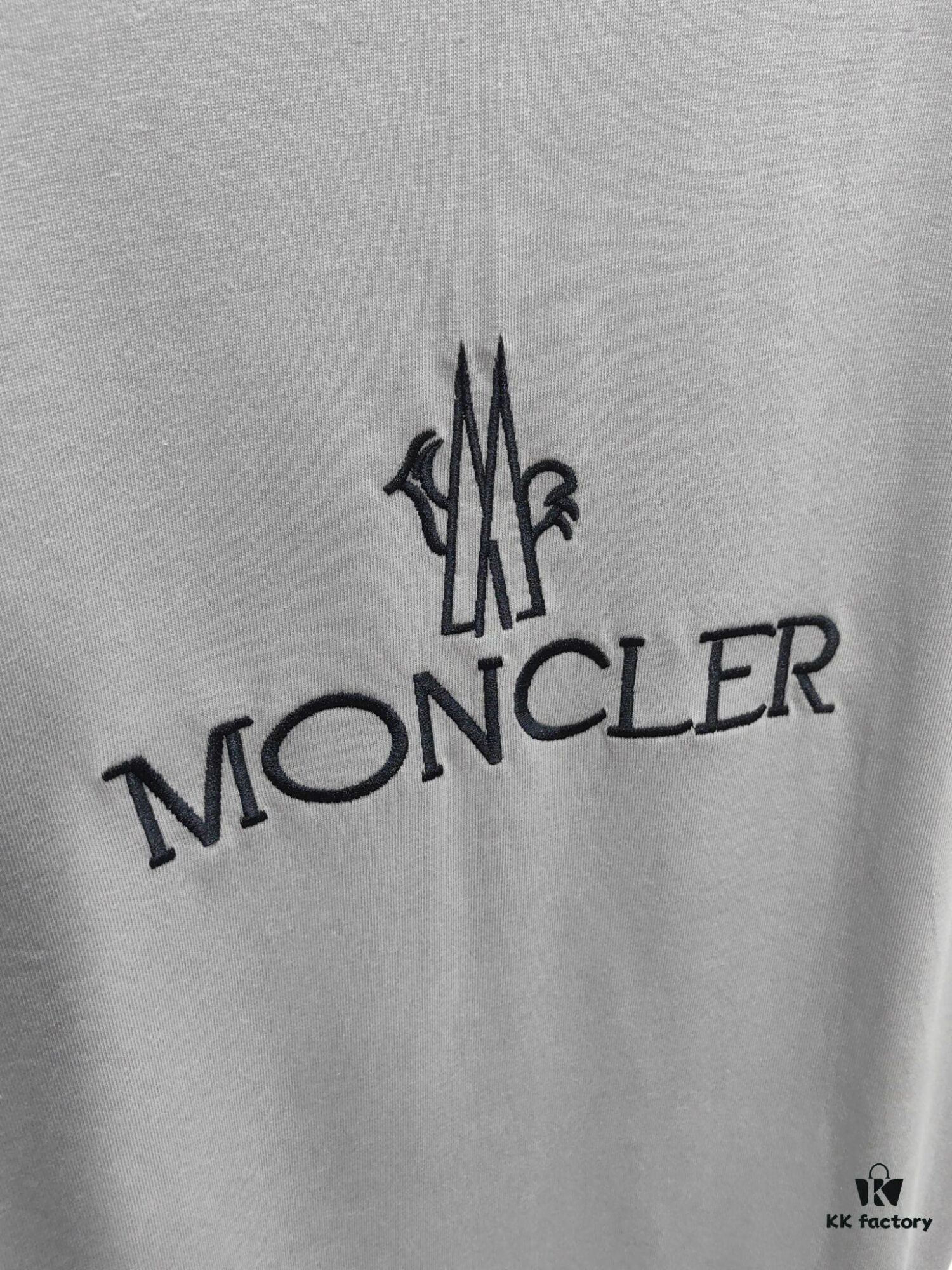 6931a22cccd8ab3d7af96446 Mon*cle MO*CLER Embroidered Premium Version Short Sleeve T-Shirt