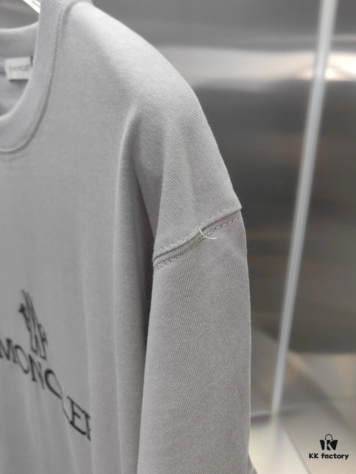 6931a22cccd8ab3d7af96447 Mon*cle MO*CLER Embroidered Premium Version Short Sleeve T-Shirt