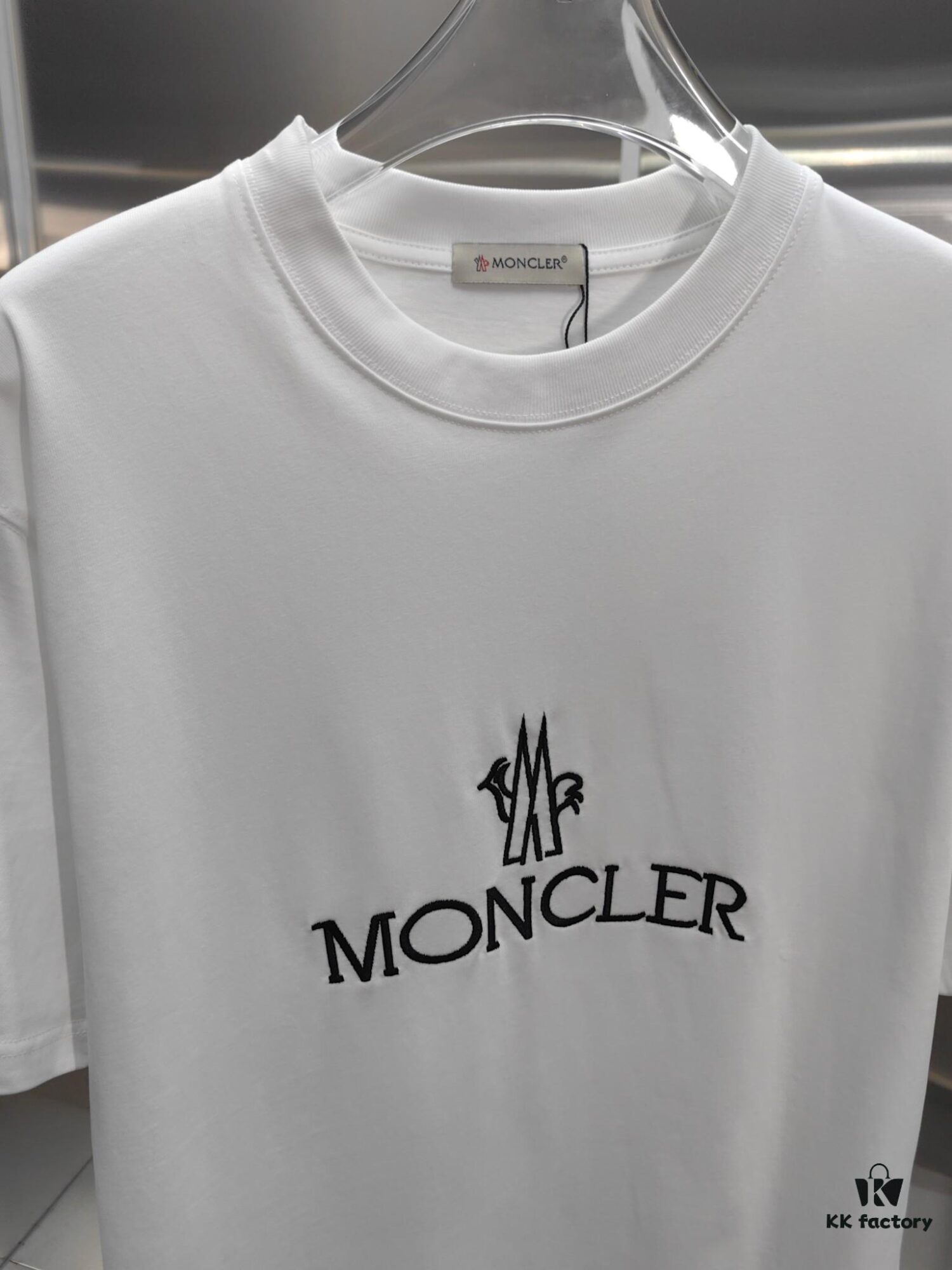 6931a22cccd8ab3d7af9644a Mon*cle MO*CLER Embroidered Premium Version Short Sleeve T-Shirt